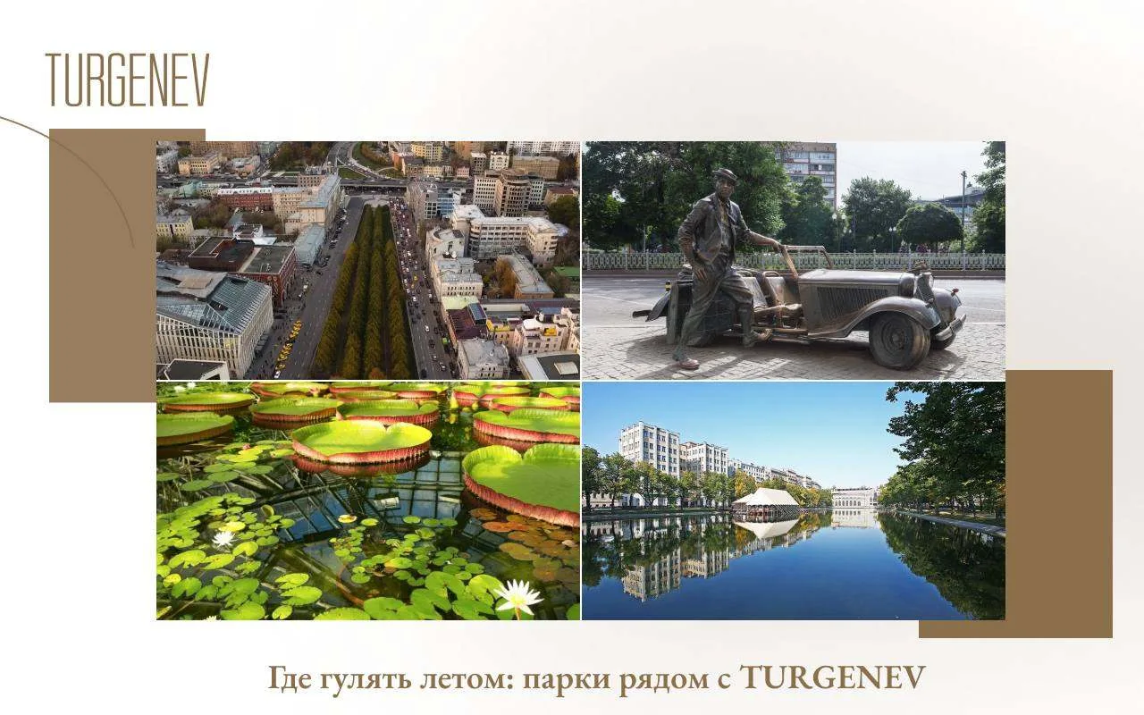 Где гулять летом с семьей: зеленые оазисы поблизости с TURGENEV

Лето в центре Москвы располагает к 