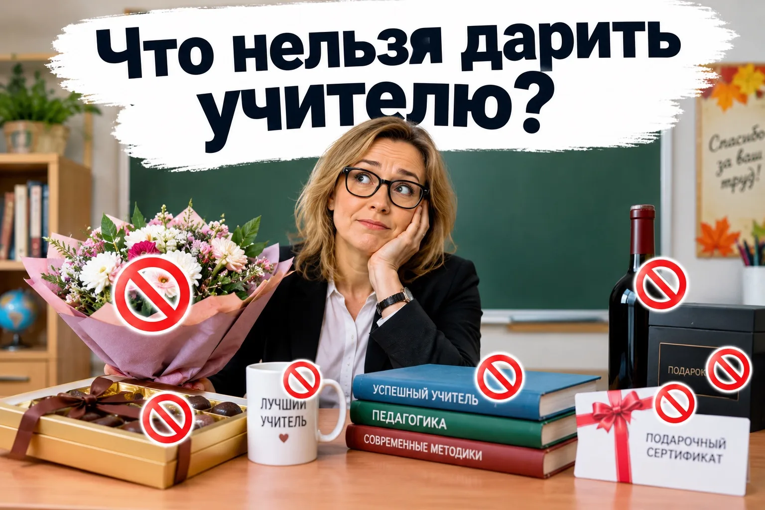 🎁 День учителя уже завтра! Собираетесь поздравить педагога, но не знаете, что подарить?