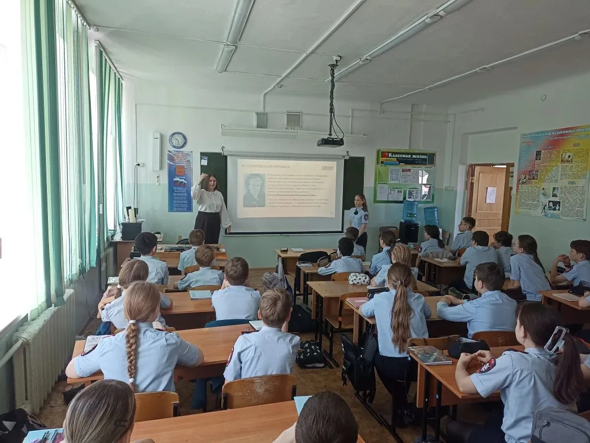 В преддверии празднования дня победы для учеников 5А и 5Г классов проведены интегрированные уроки ма