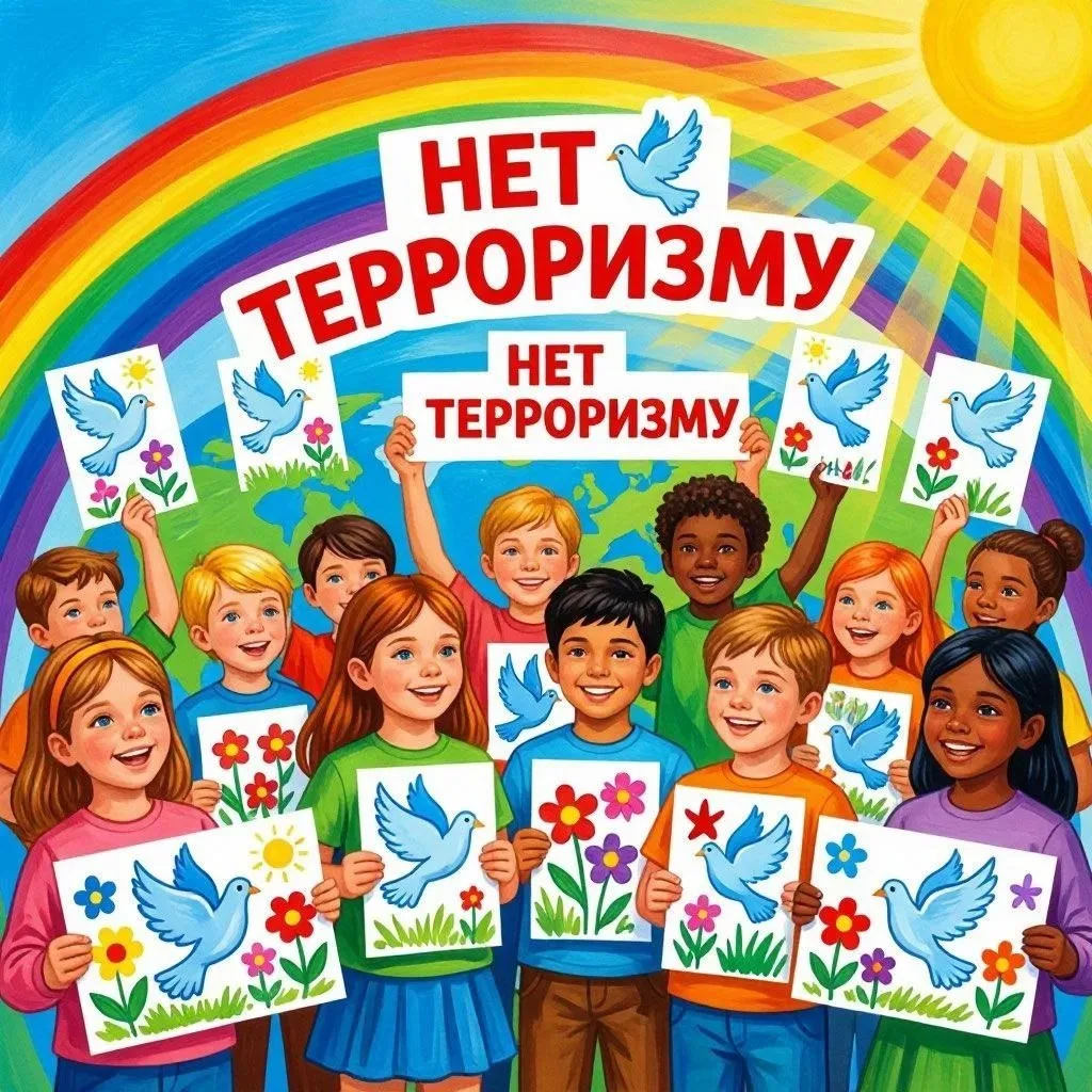 🎨ГОРОДСКОЙ КОНКУРС ПЛАКАТОВ: "НЕТ ТЕРРОРУ!" для 1-11 классов.