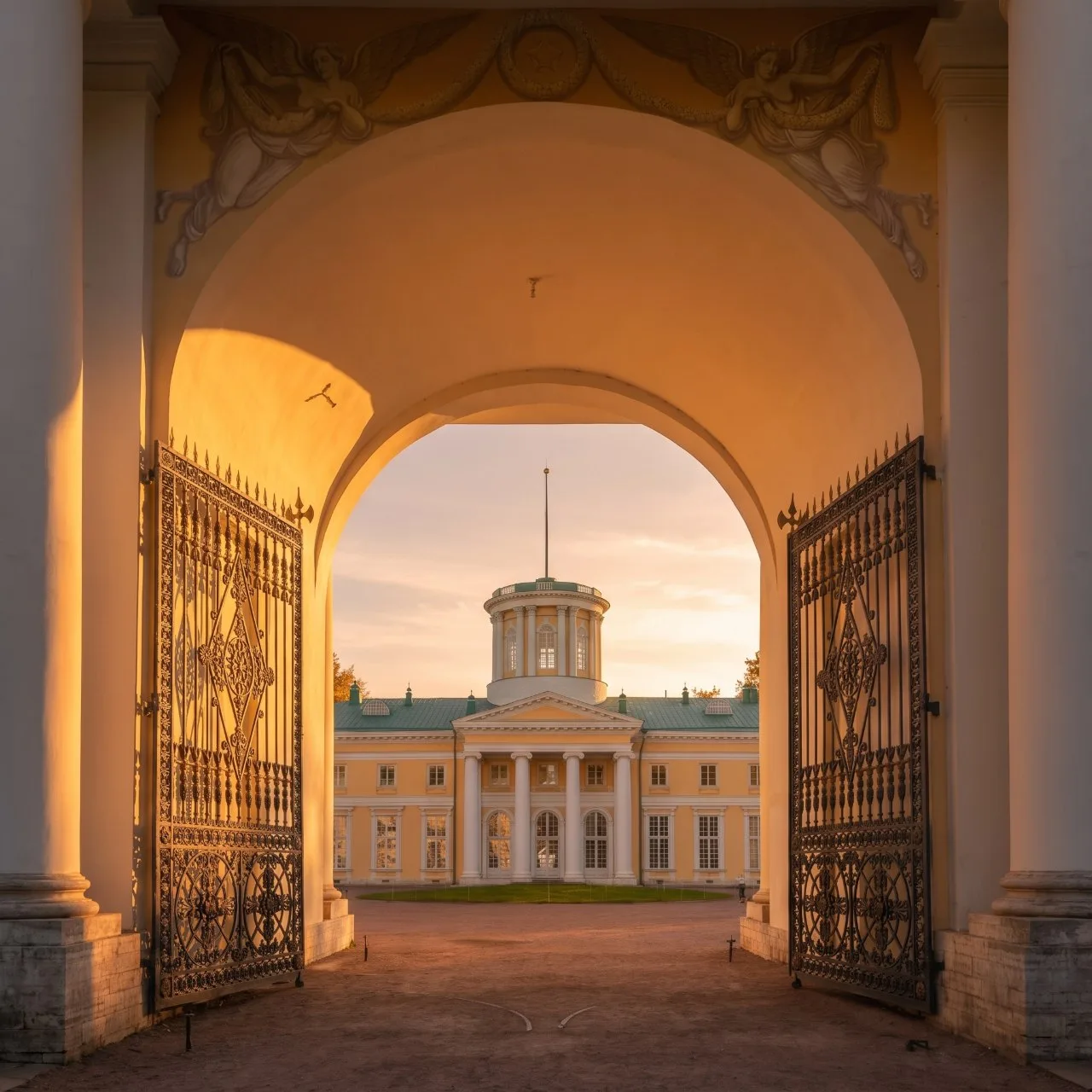 😍 Сегодня в музее-заповеднике Архангельское особенно красиво.
