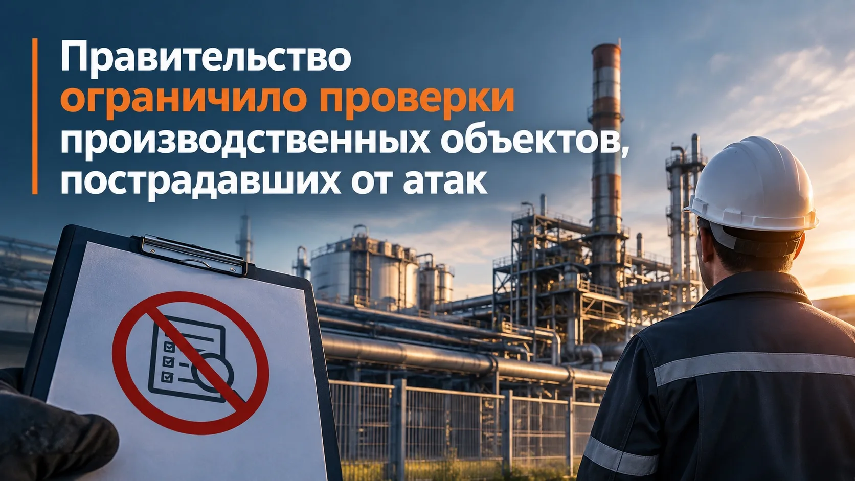 Правительство России ввело особые правила контроля для производственных объектов, постр...