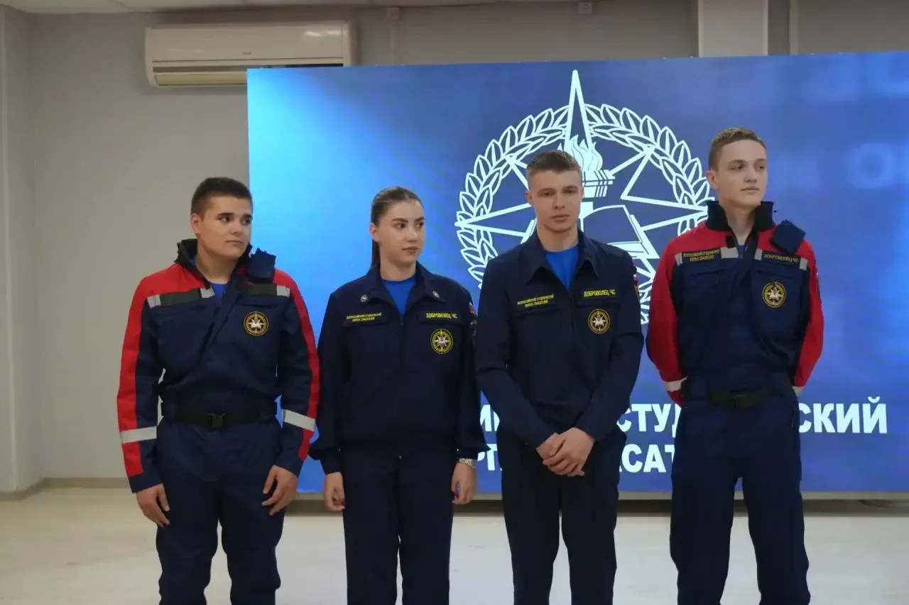 🙋🏻‍♀️Торжественная церемония посвящения во Всероссийский студенческий корпус спасателей прошла в ПГУ