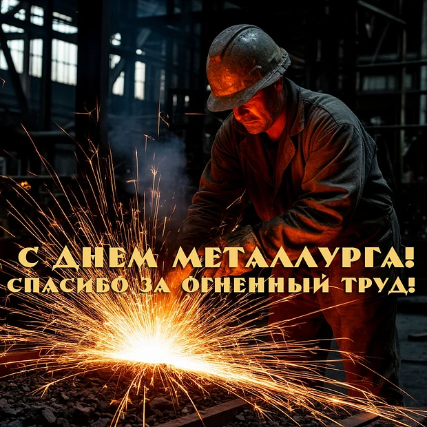 🤗Поздравляем работников металлургической промышленности с профессиональным праздником! Тяжелый труд