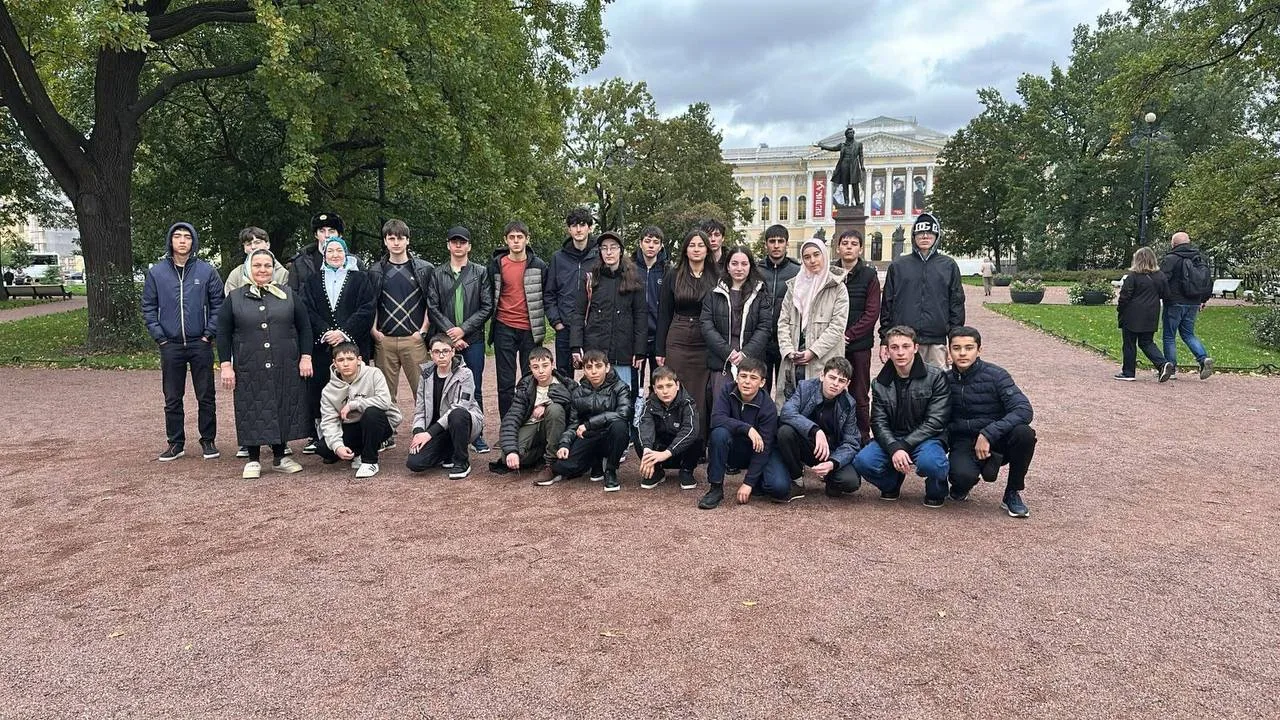 Школьники из Ингушетии побывали в Санкт-Петербурге