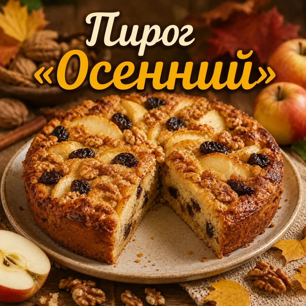 🍎 ПИРОГ «ОСЕННИЙ»