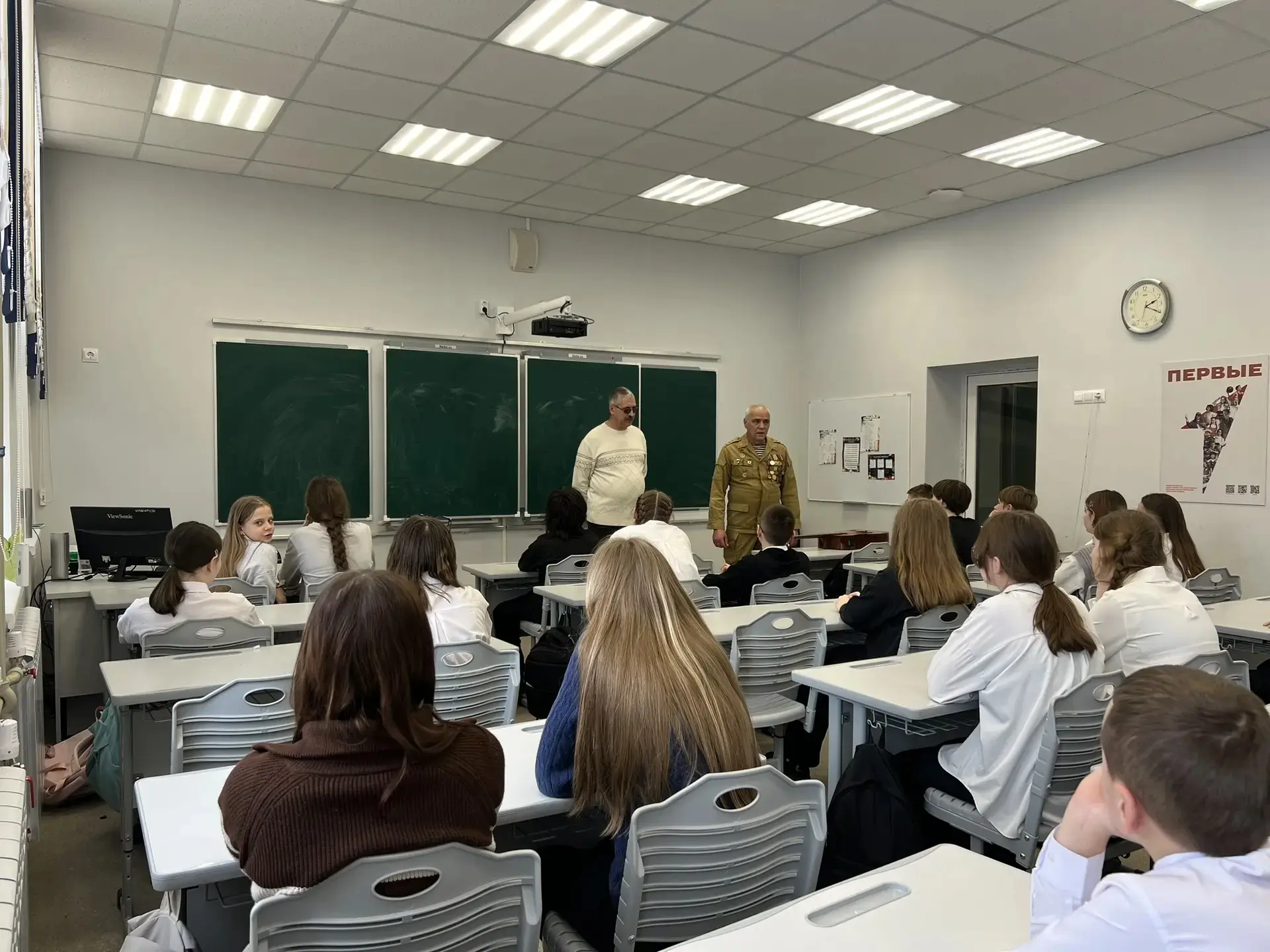 В преддверии Дня защитника Отечества в школе №1 города Гусева состоялось особенные мероприятия – Уро