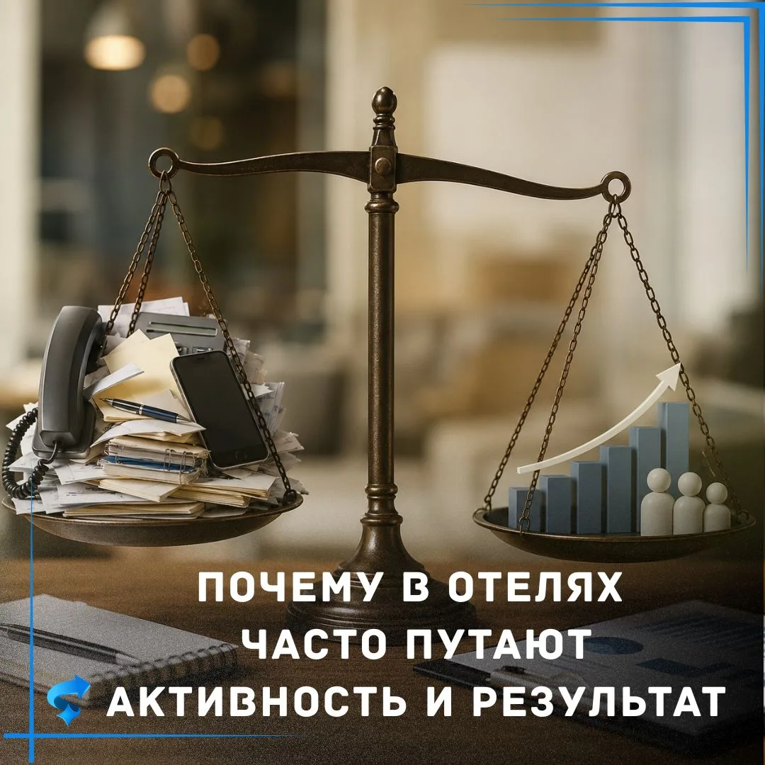 Почему в отелях часто путают активность и результат