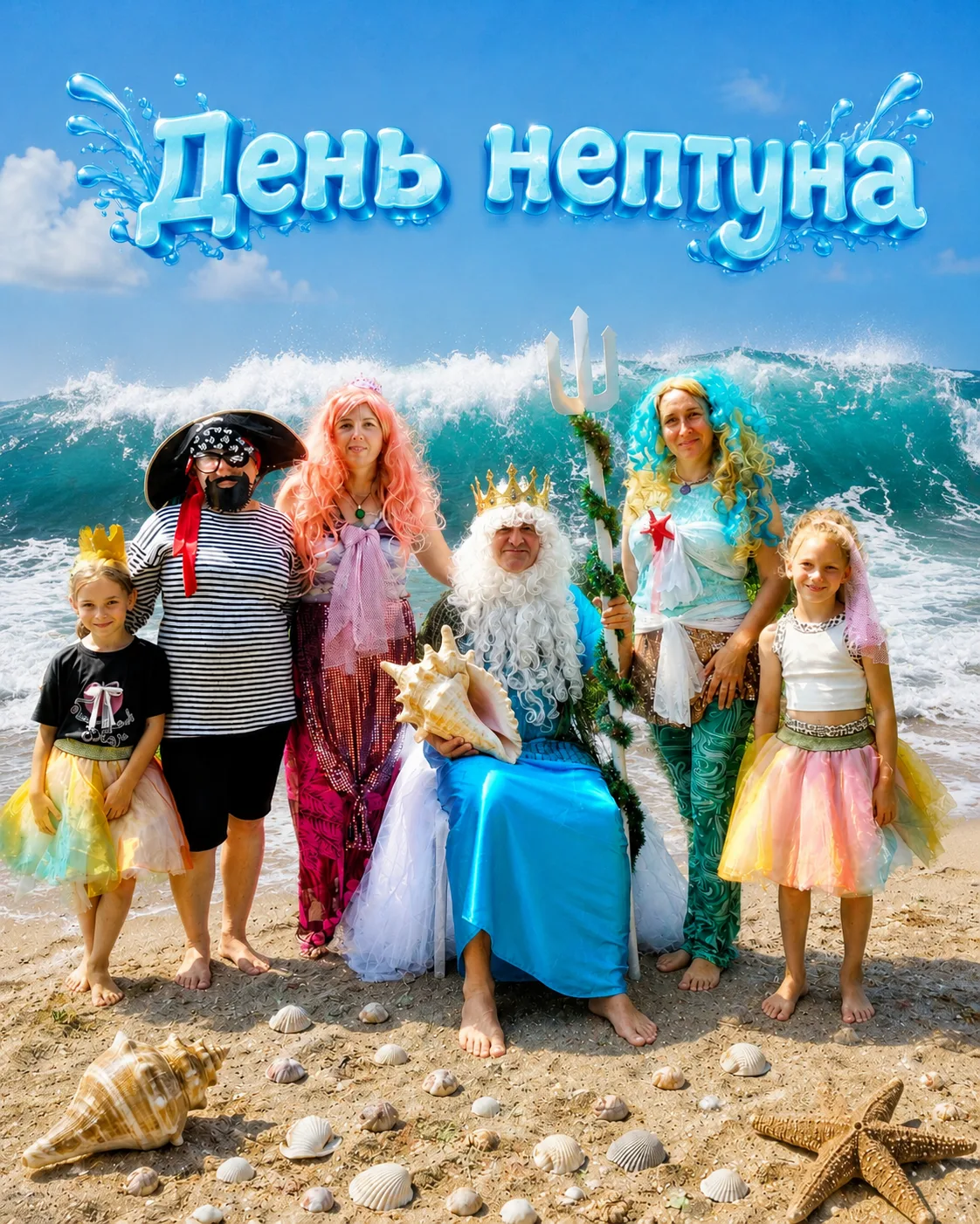 🌊 Караул! В садике захват власти: Нептун вышел на сушу!