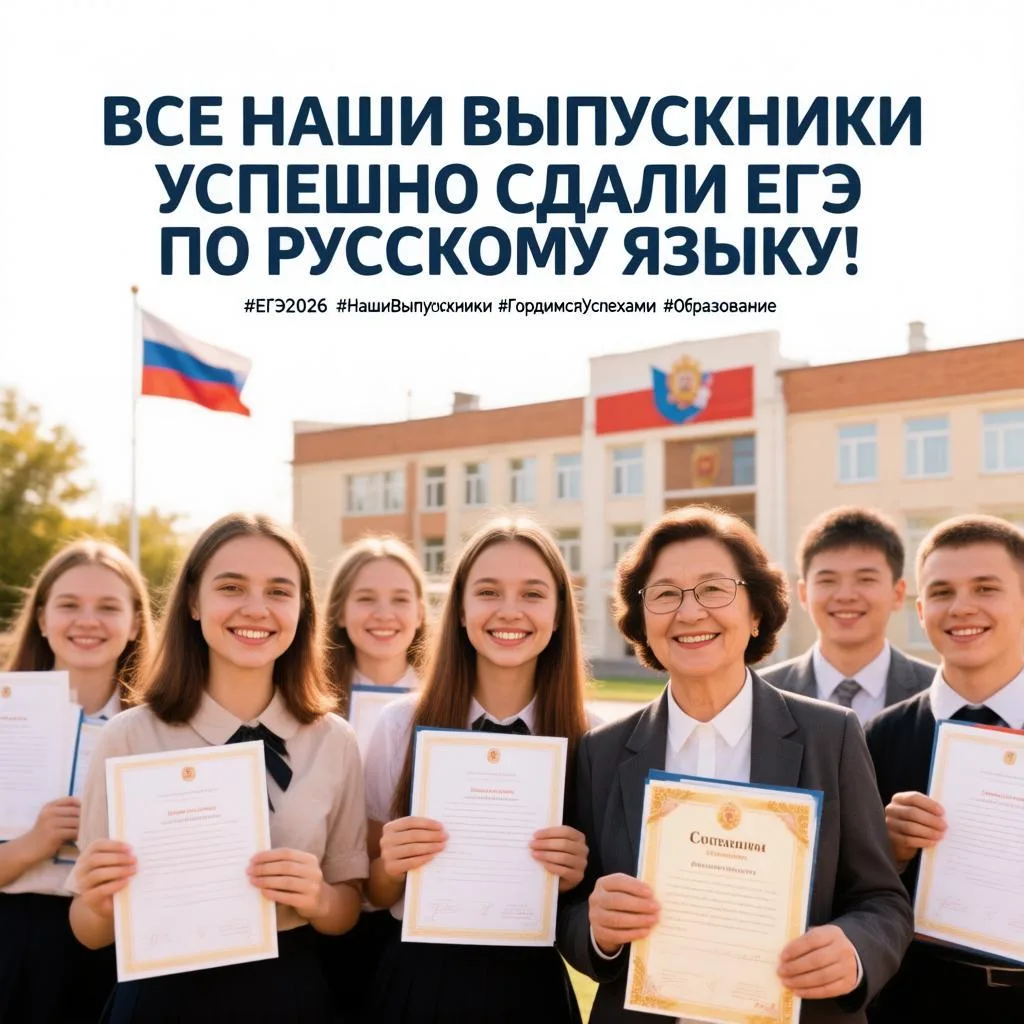🎓 Отличные новости: итоги ЕГЭ по русскому языку подведены!

С большой радостью сообщаем, что все на