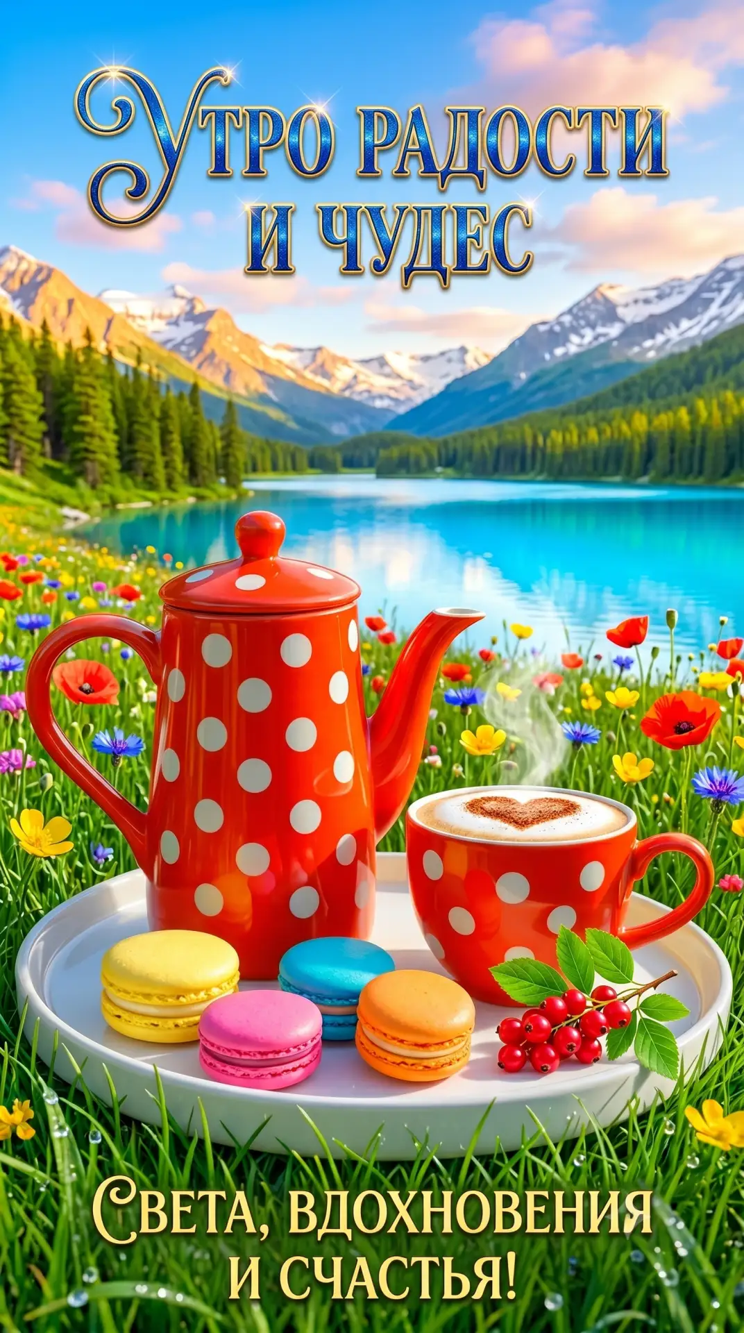 Доброе утро 🦋  Лучшие ОТКРЫТКИ в MAX!                                                 ...