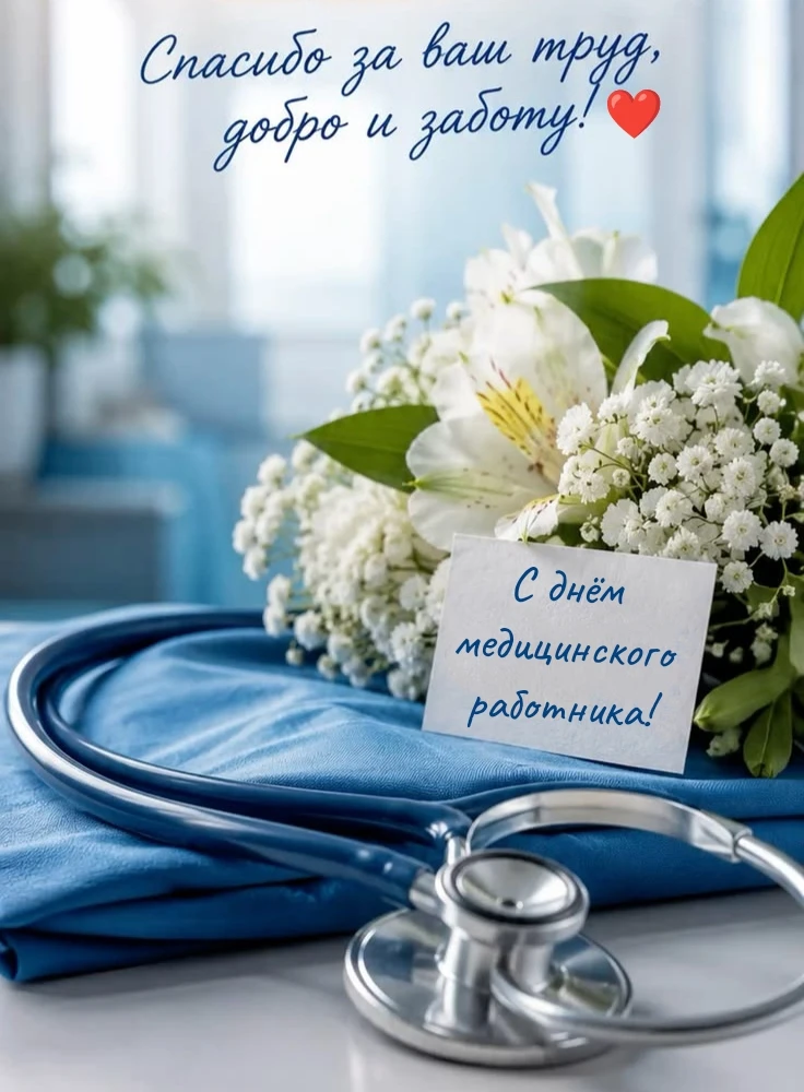 Уважаемые медицинские работники! 

🚑 Примите самые искренние поздравления с вашим профессиональным 