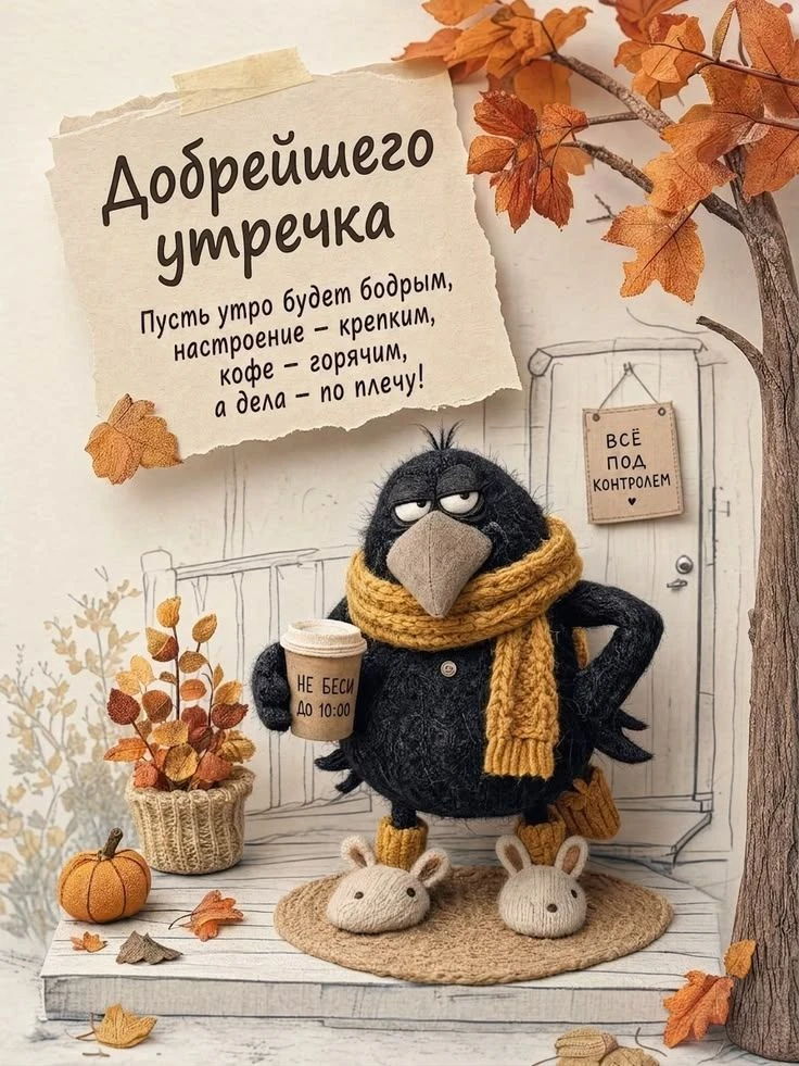 Доброе утро, мои дорогие! На улице сыро и зябко, а у нас с мужем ежемесячный вояж на сд...