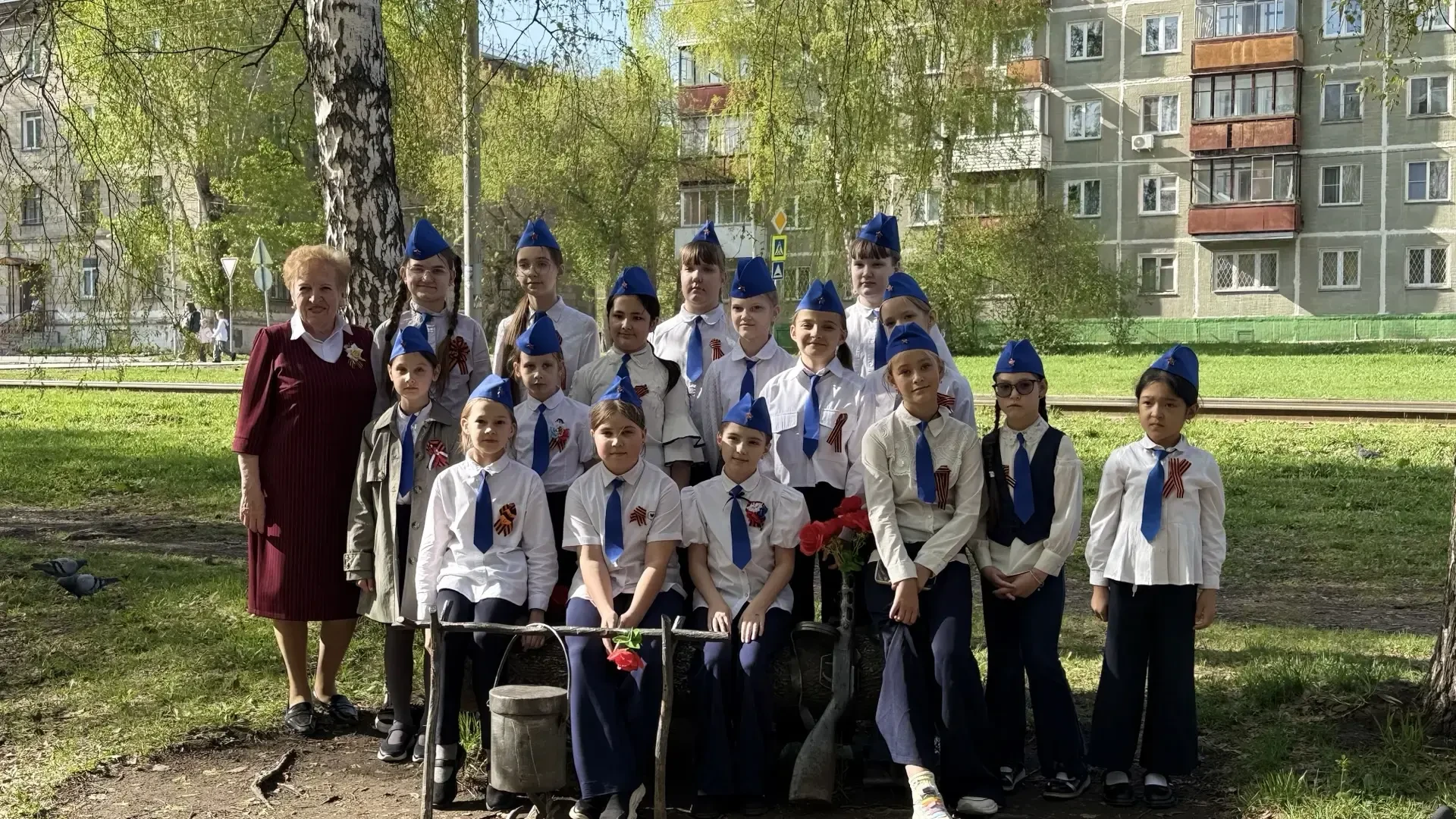В 3 «А» классе прошёл урок мужества под названием «Учителя 109-й школы: на фронте и в т...