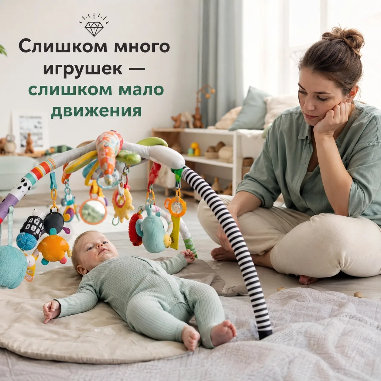 Игрушки, которые мешают переворотам (а мамы покупают их пачками)