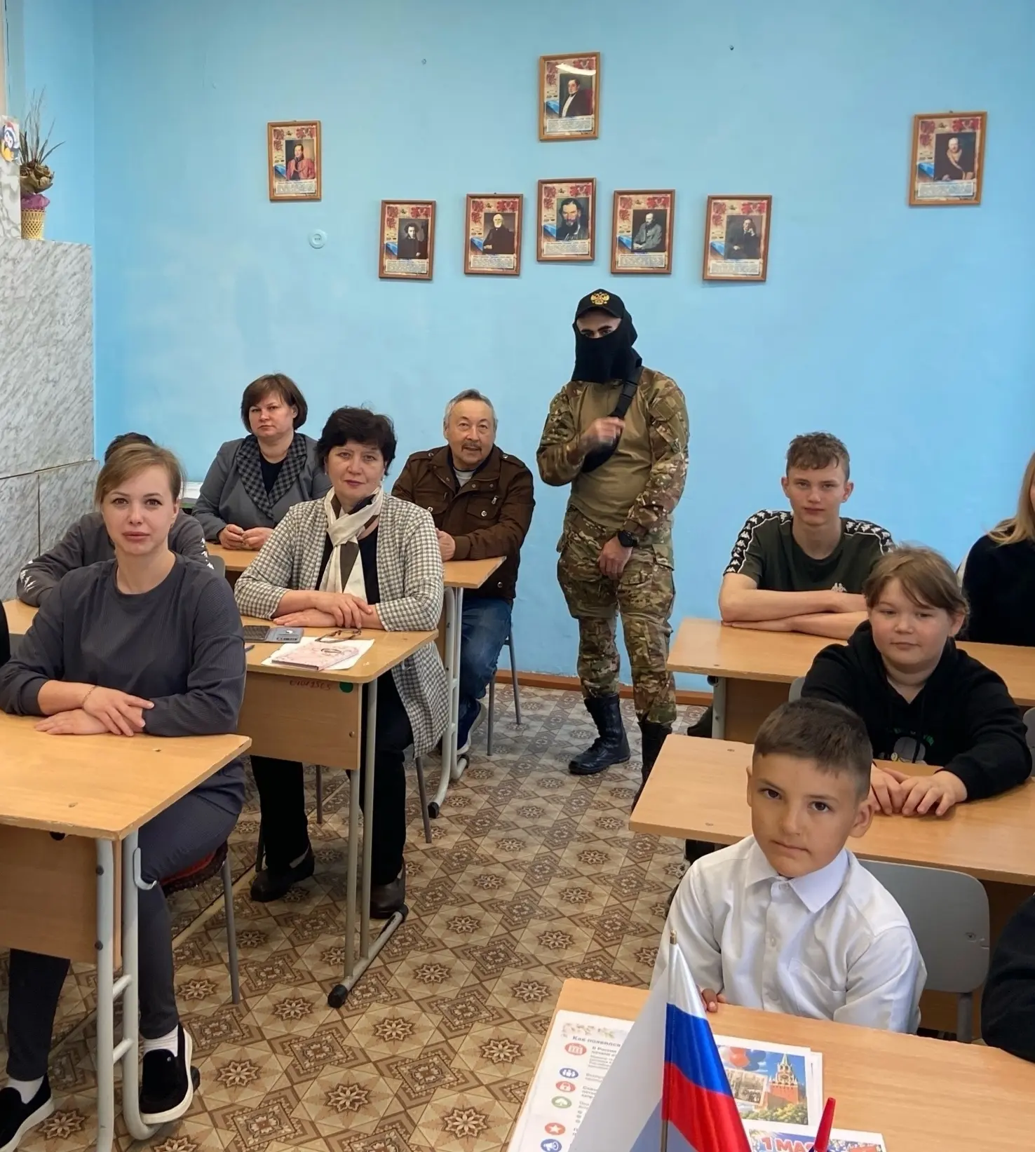 В школе с. Талалаевка в преддверии 81-й годовщины Победы прошёл «Урок мужества». Его провёл выпускни