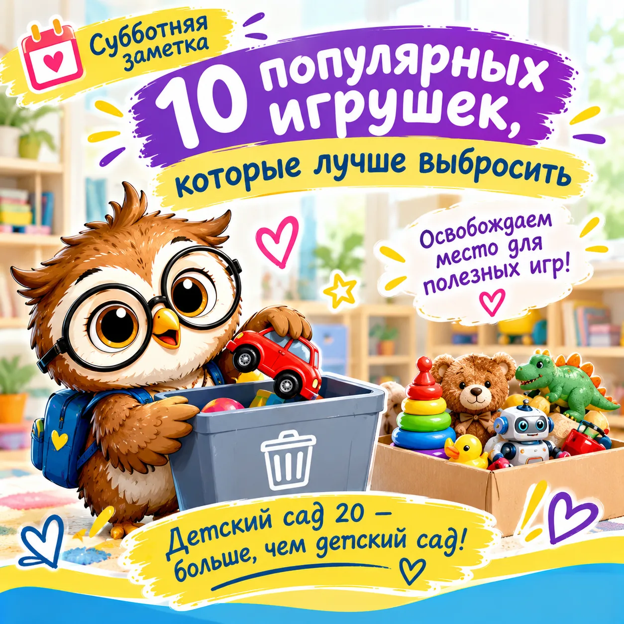 📌 Субботняя ревизия в детской: устраиваем полезное расхламление + честный антирейтинг ...