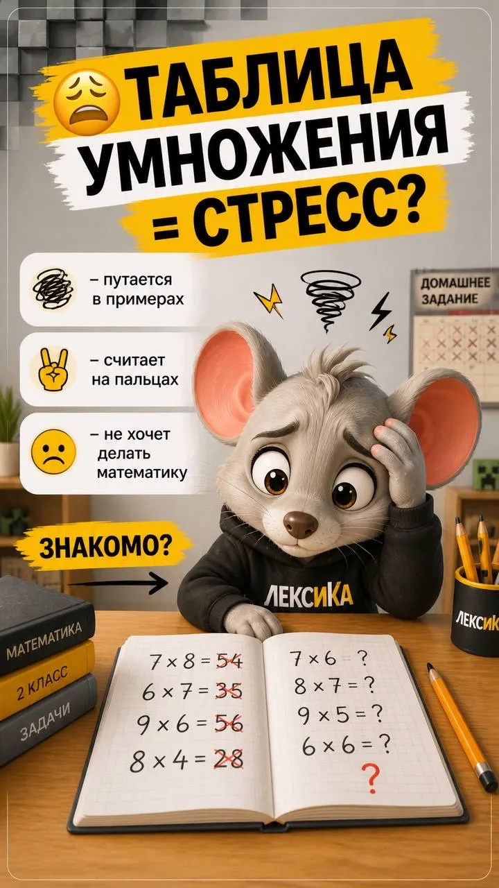 💥 Таблица умножения = СТРЕСС? Хватит зубрить, пора играть! 🎮