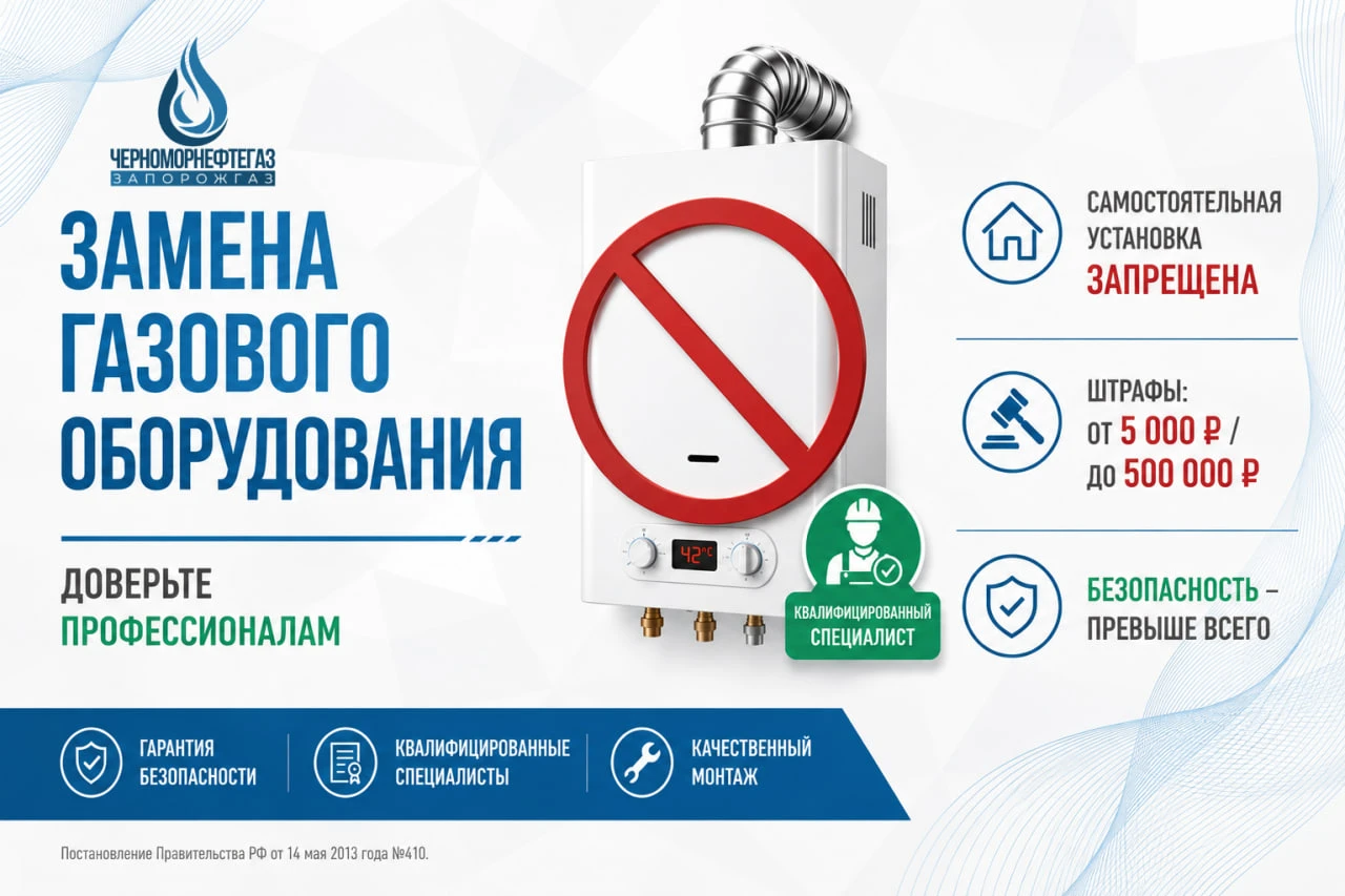 Газовое оборудование: замена по правилам