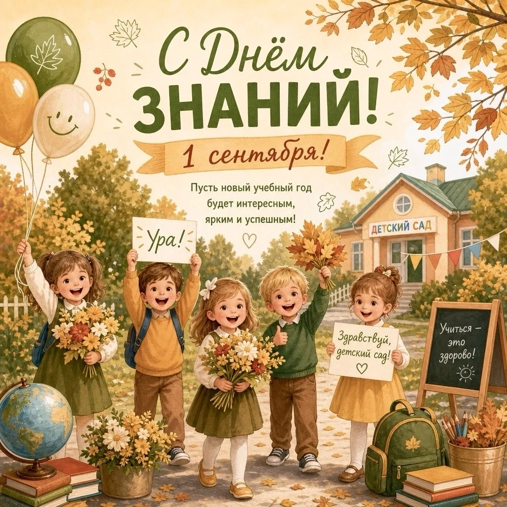 Поздравляем всех-всех-всех с Днём Знаний!!!