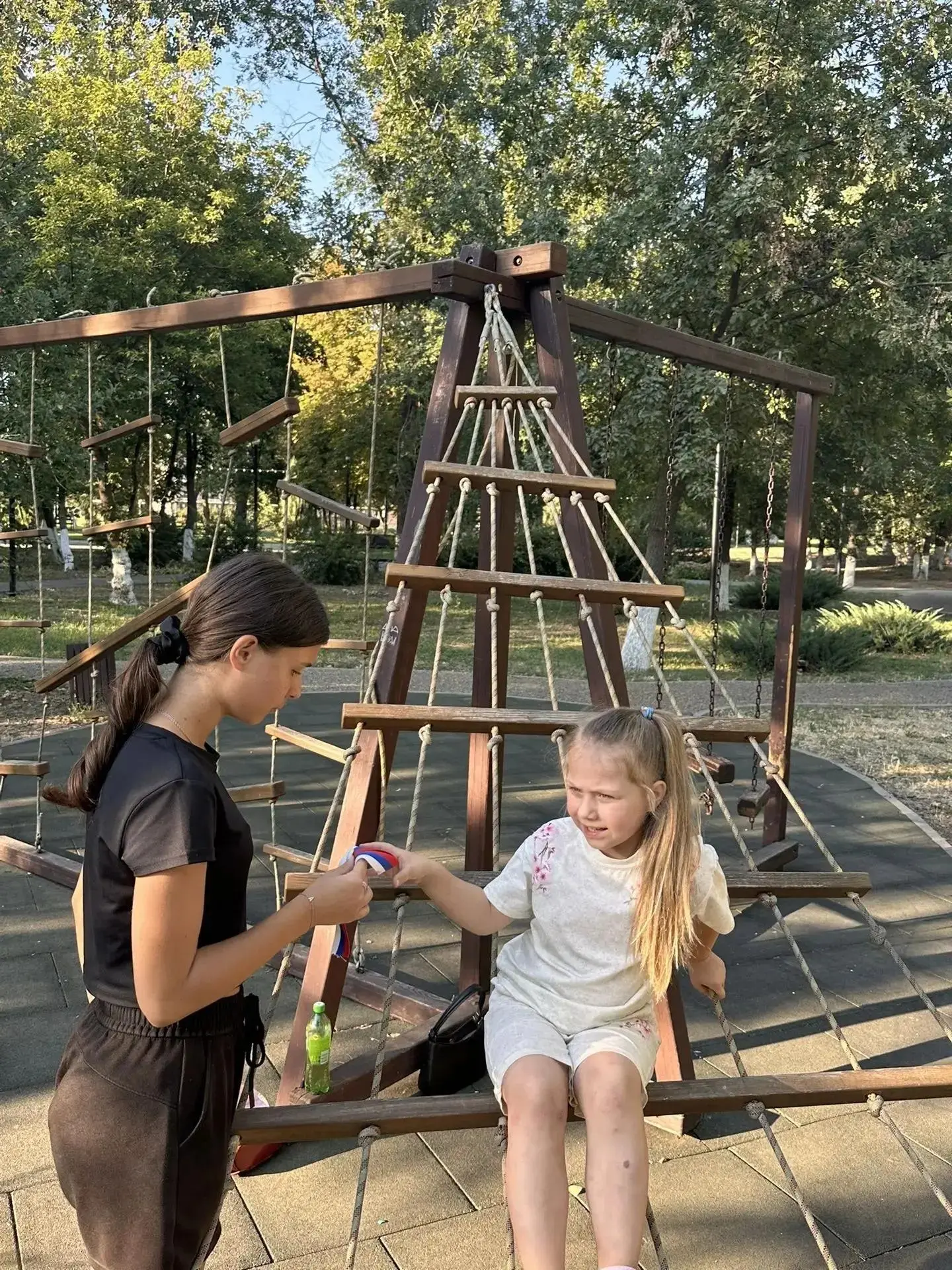 🇷🇺 В хуторе Ленина прошла акция «Российская ленточка»! 🇷🇺