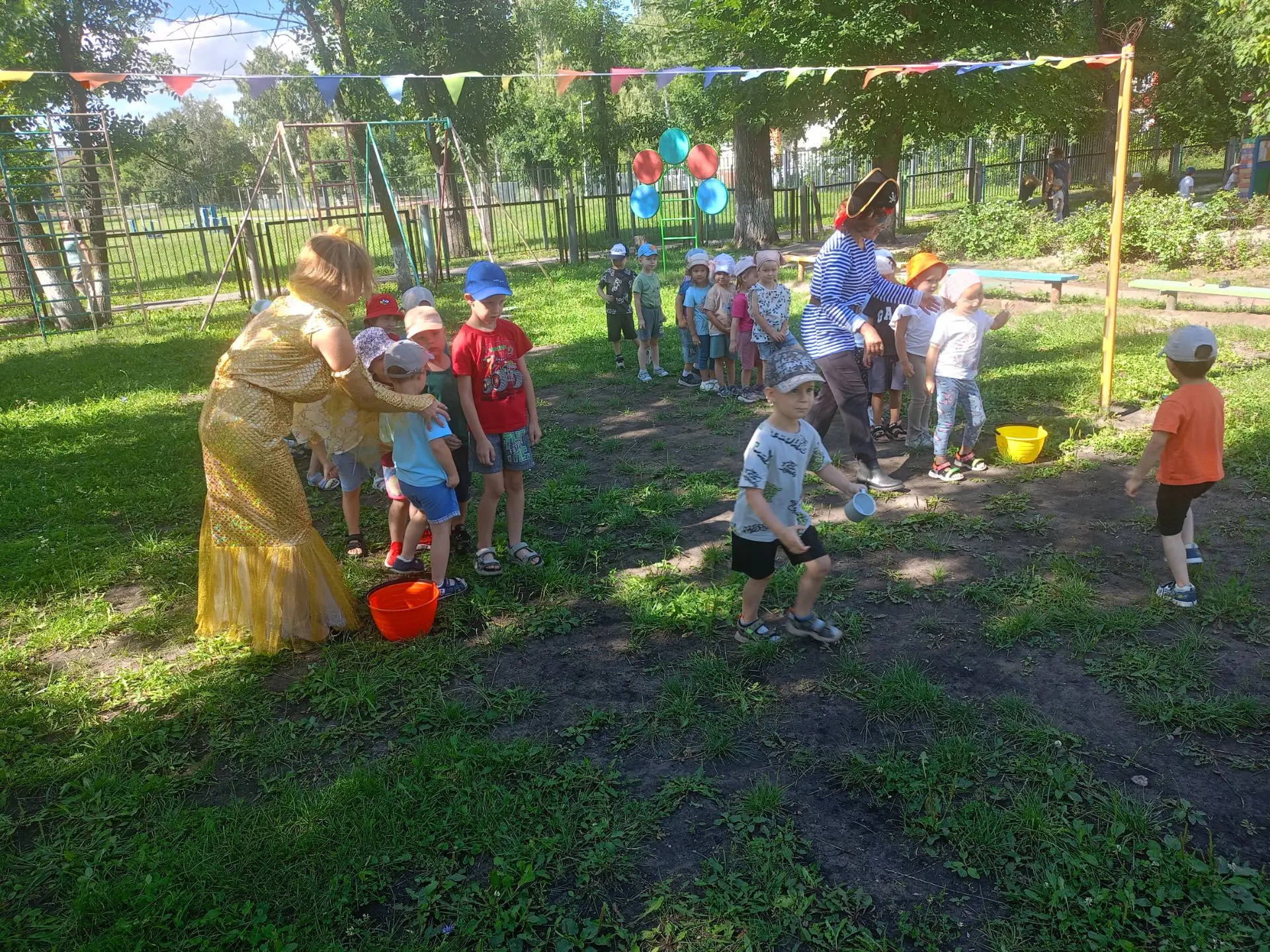 💦В нашем детском саду прошёл яркий и весёлый праздник — День Нептуна!🌊