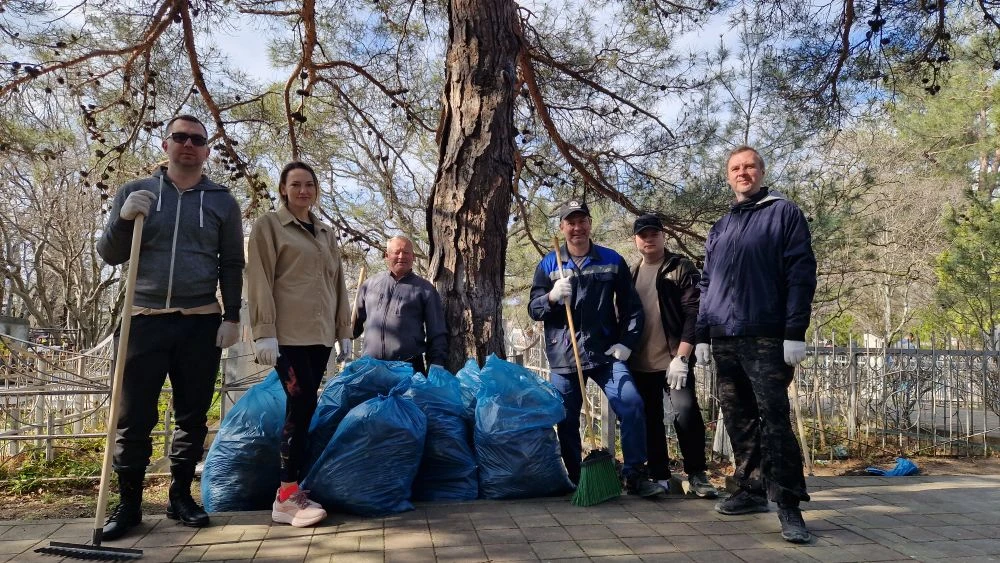 Чистота — дело общее!  В эту субботу коллектив «Концессии водоснабжения Геленджик» показал, что забо