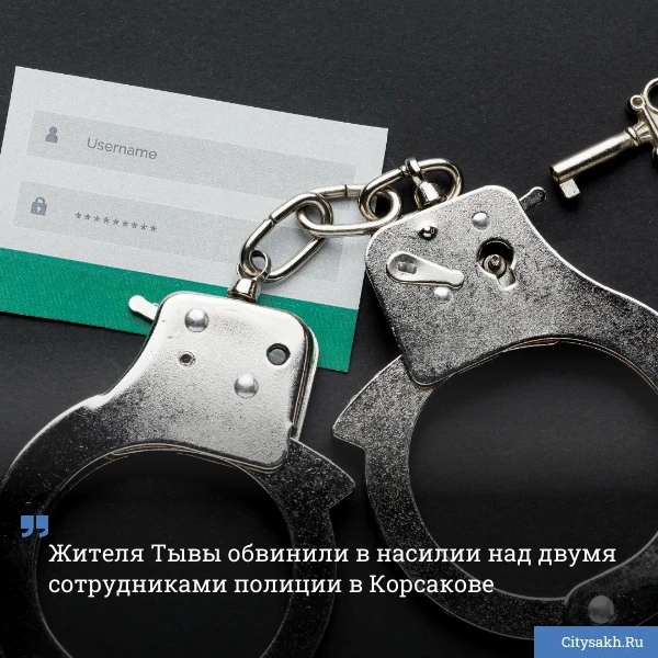 🤨 Житель Республики Тыва приехал на Сахалин и напал на двух полицейских. Одного схватил за руку, вто