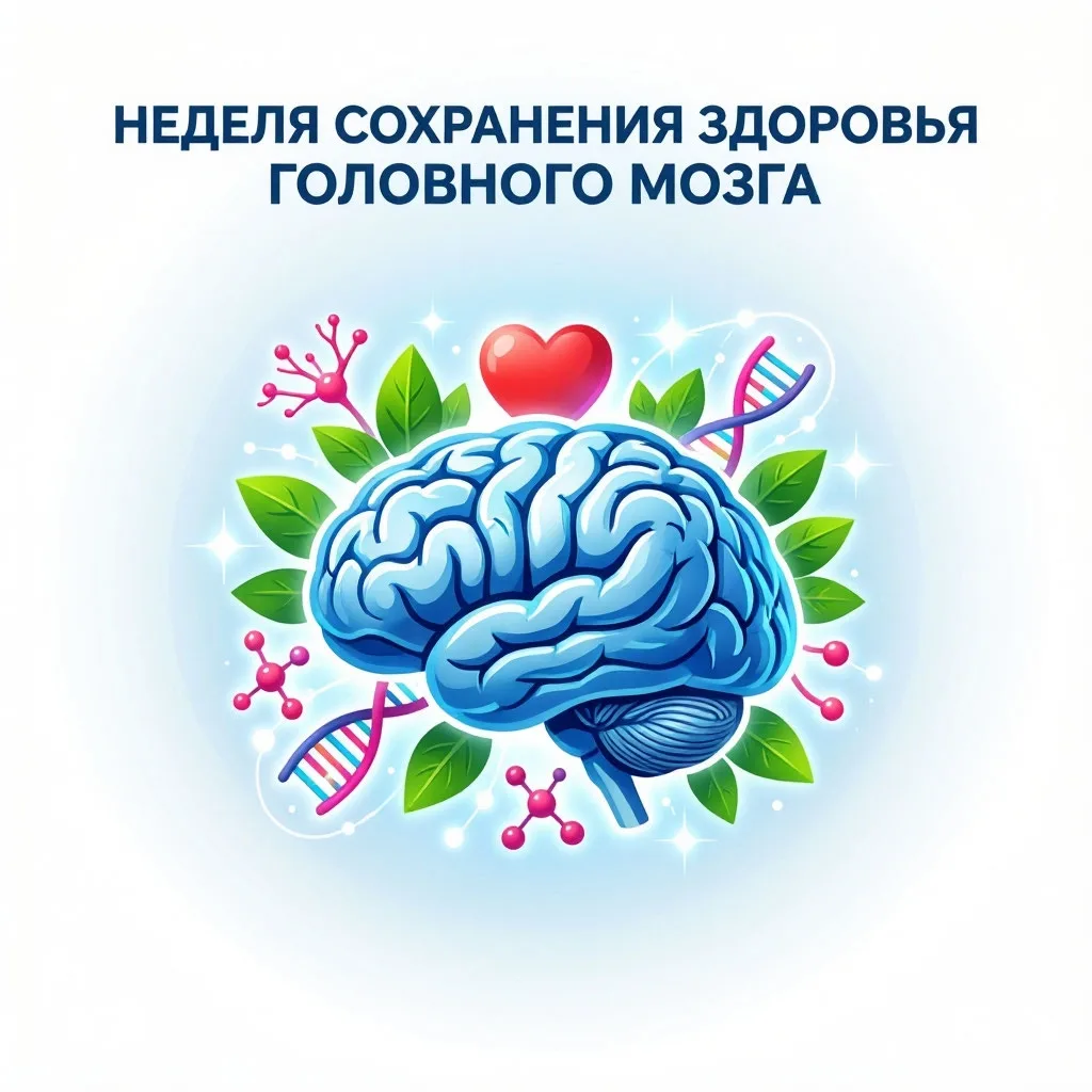 С 20 по 26 июля проходит «Неделя сохранения здоровья головного мозга!»

       🧠Здоровье головного 
