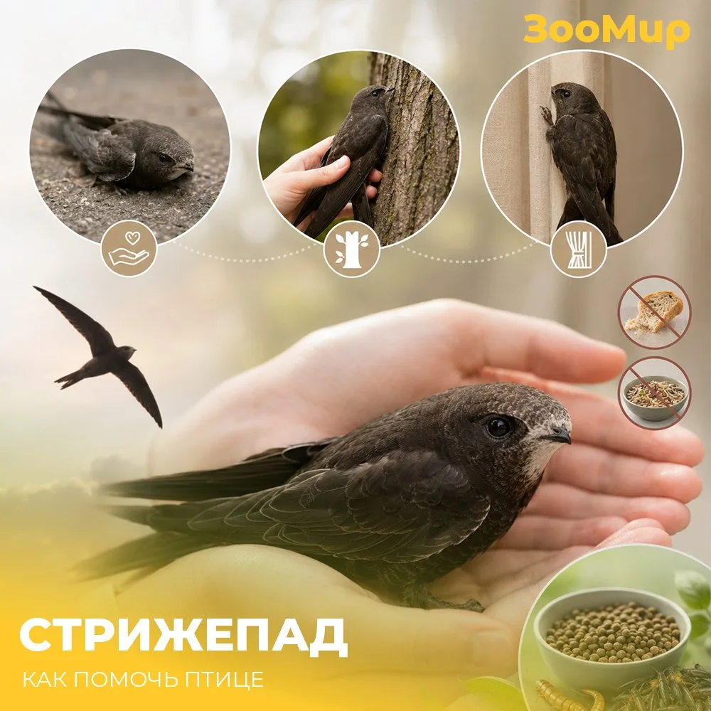 Каждое лето случается необычное явление: маленькие стрижи оказываются на земле и не мог...