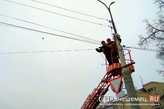 На двух улицах в центре Кинешмы 30 сентября отключили свет