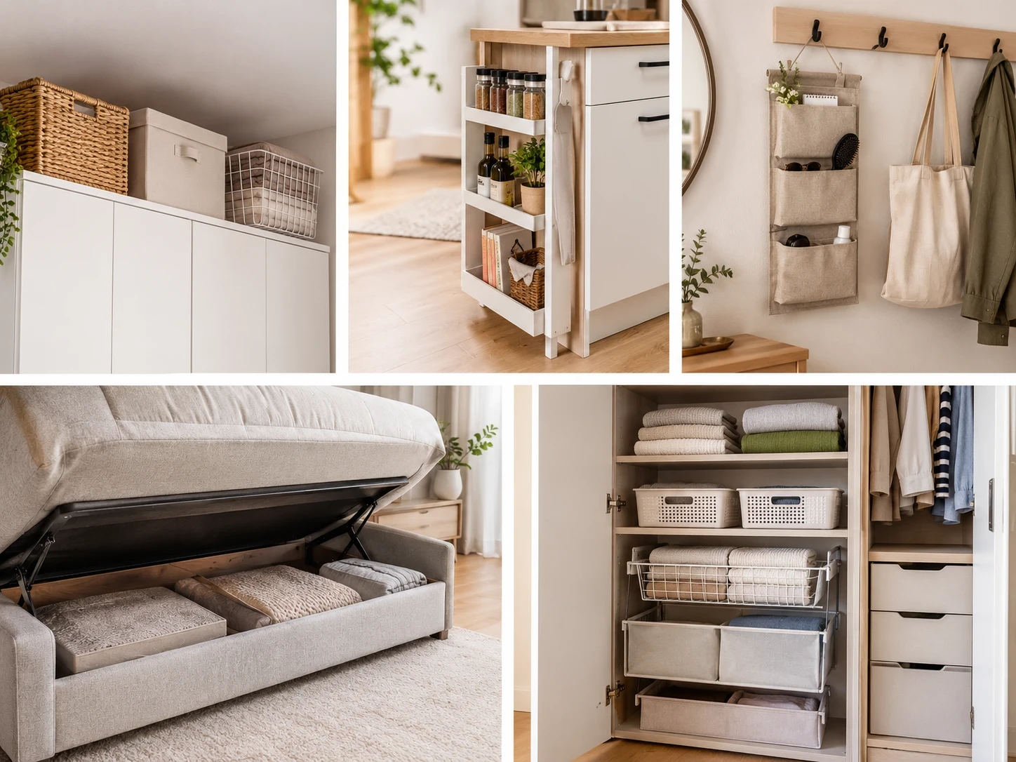 🏠 Неочевидные места для хранения, которые помогут освободить пространство