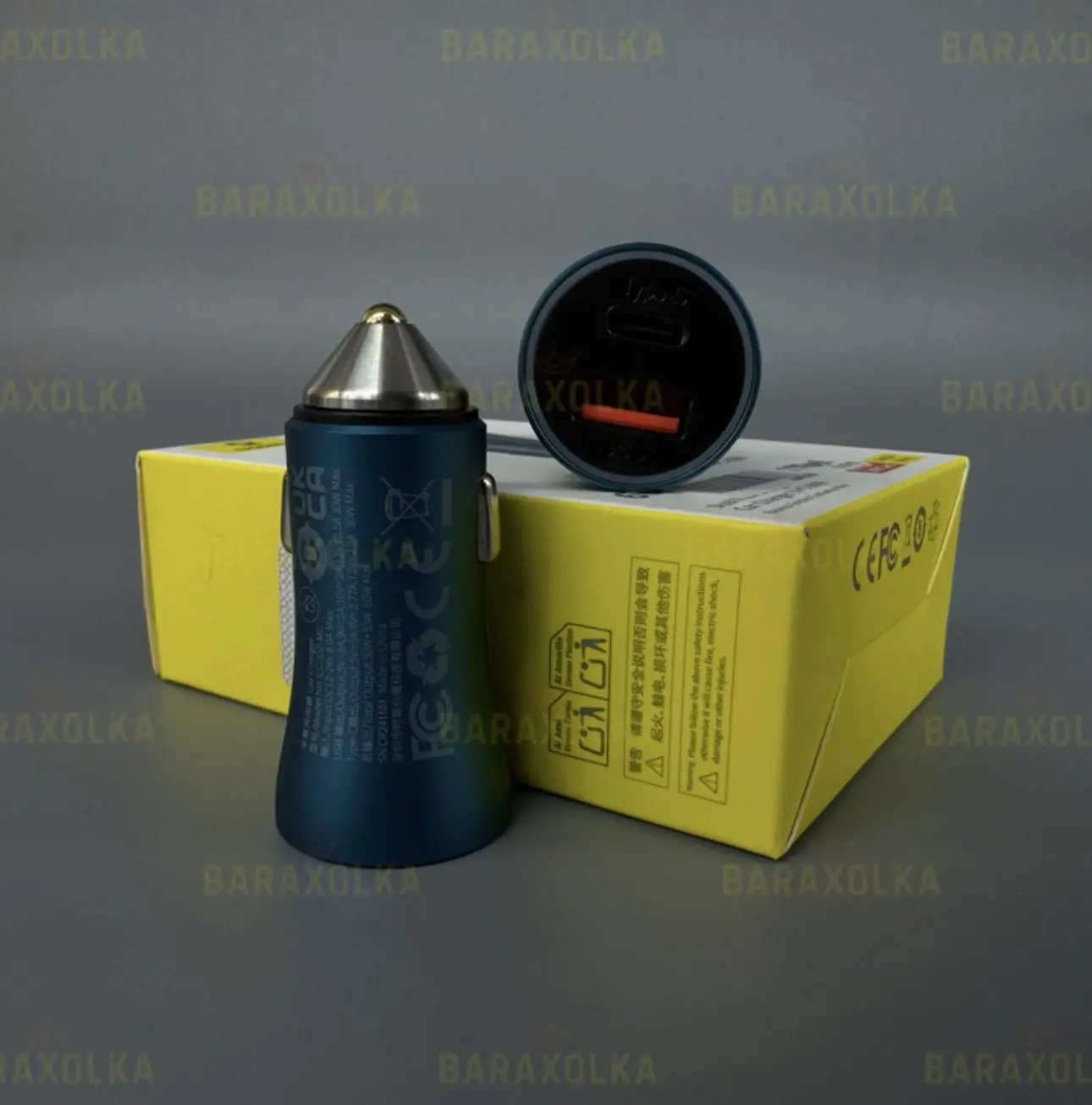 Автомобильное зарядное устройство Baseus

🔋USB и Туре-С разъемы с мощностью выхода по 30 Вт обеспеч