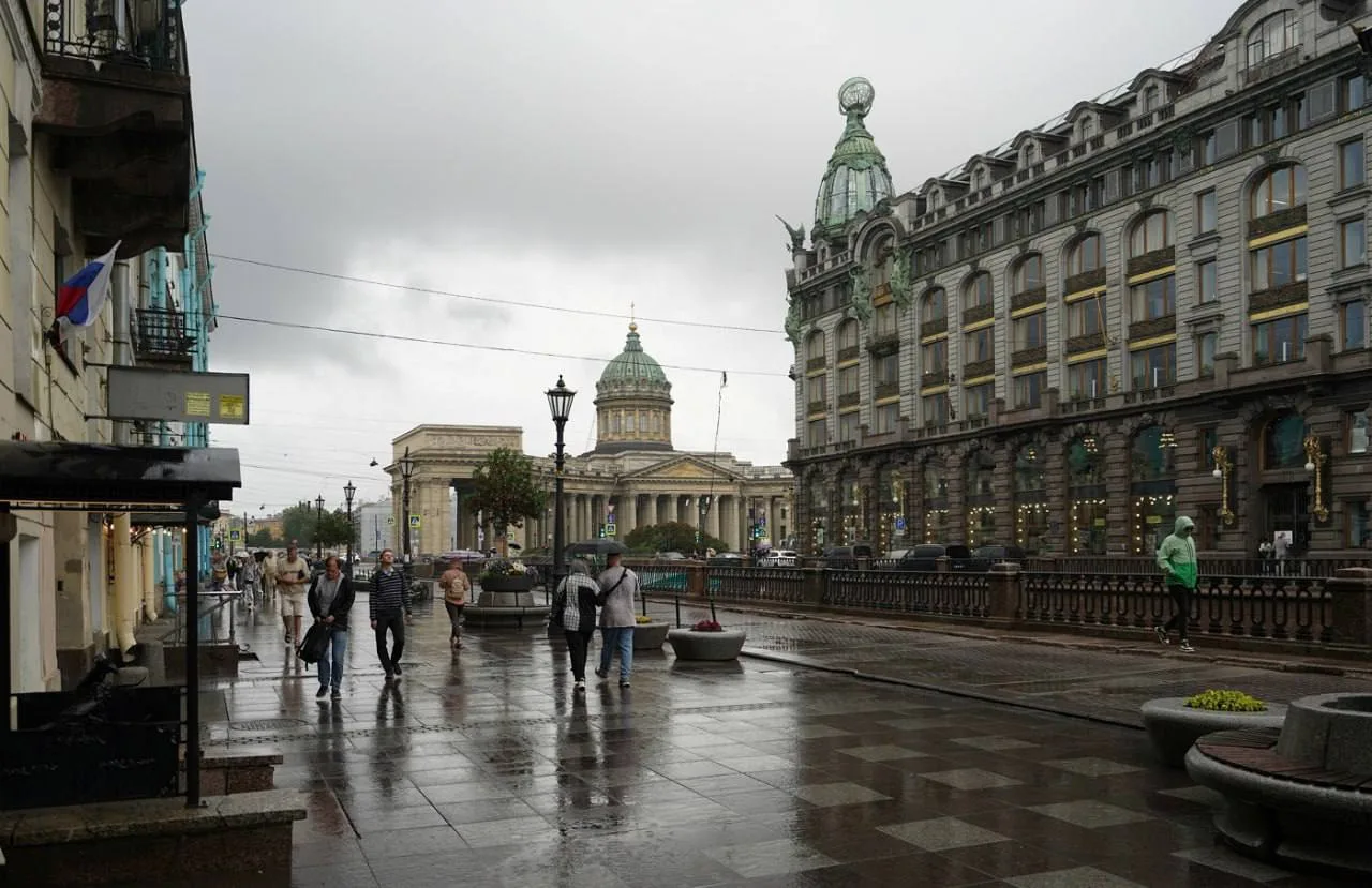 Синоптики прогнозируют сутки непрерывного дождя в Петербурге ☔️