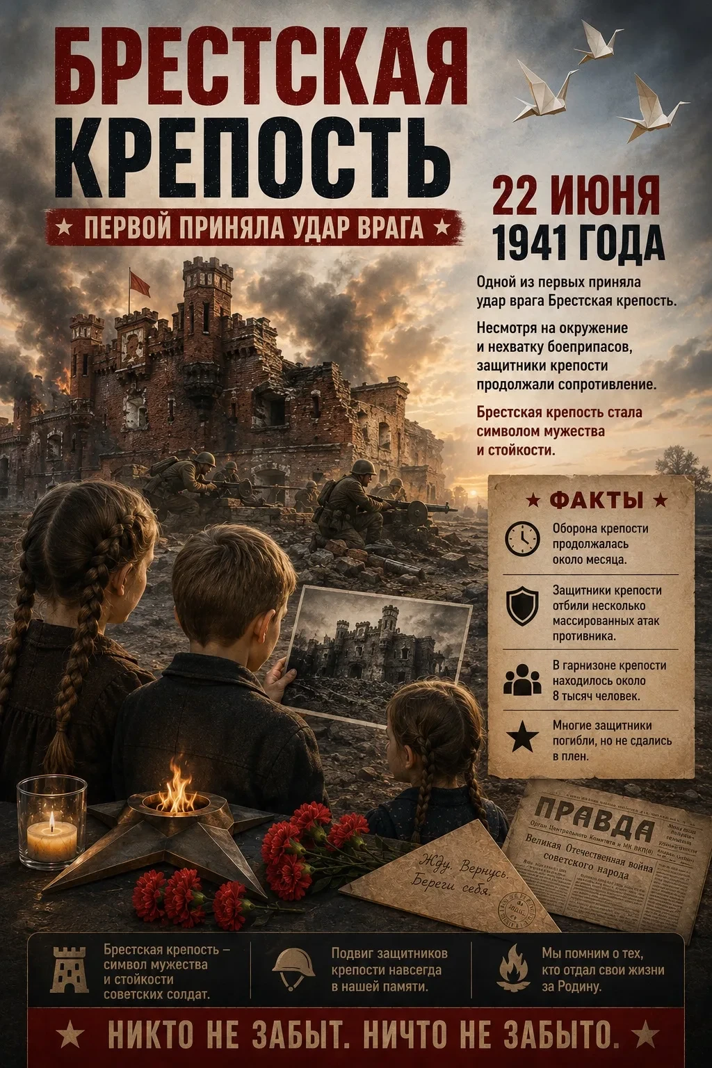 🕯 22 июня — День памяти и скорби
Подготовили комплект информационных плакатов, посвящённых началу В