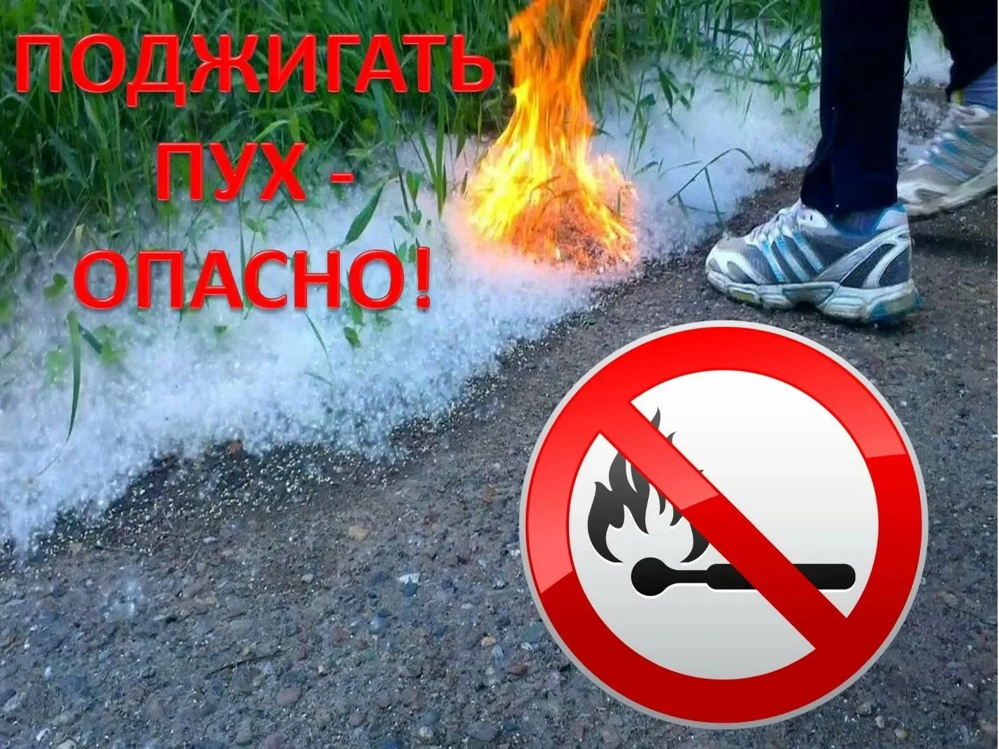 Сегодня с ребятами было проведено комплексное мероприятие на тему: "Поджигание пуха- эт...