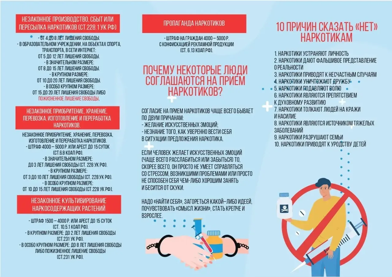 Уважаемые родители!

Наркомания – это «тихая» война против человечества, где наркотики являются смер