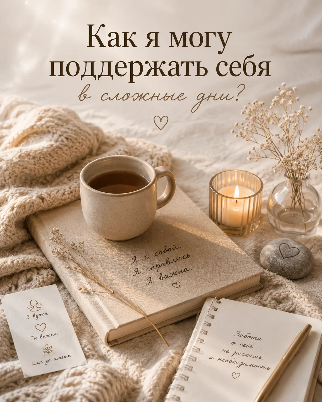Как я могу поддержать себя в сложные дни?