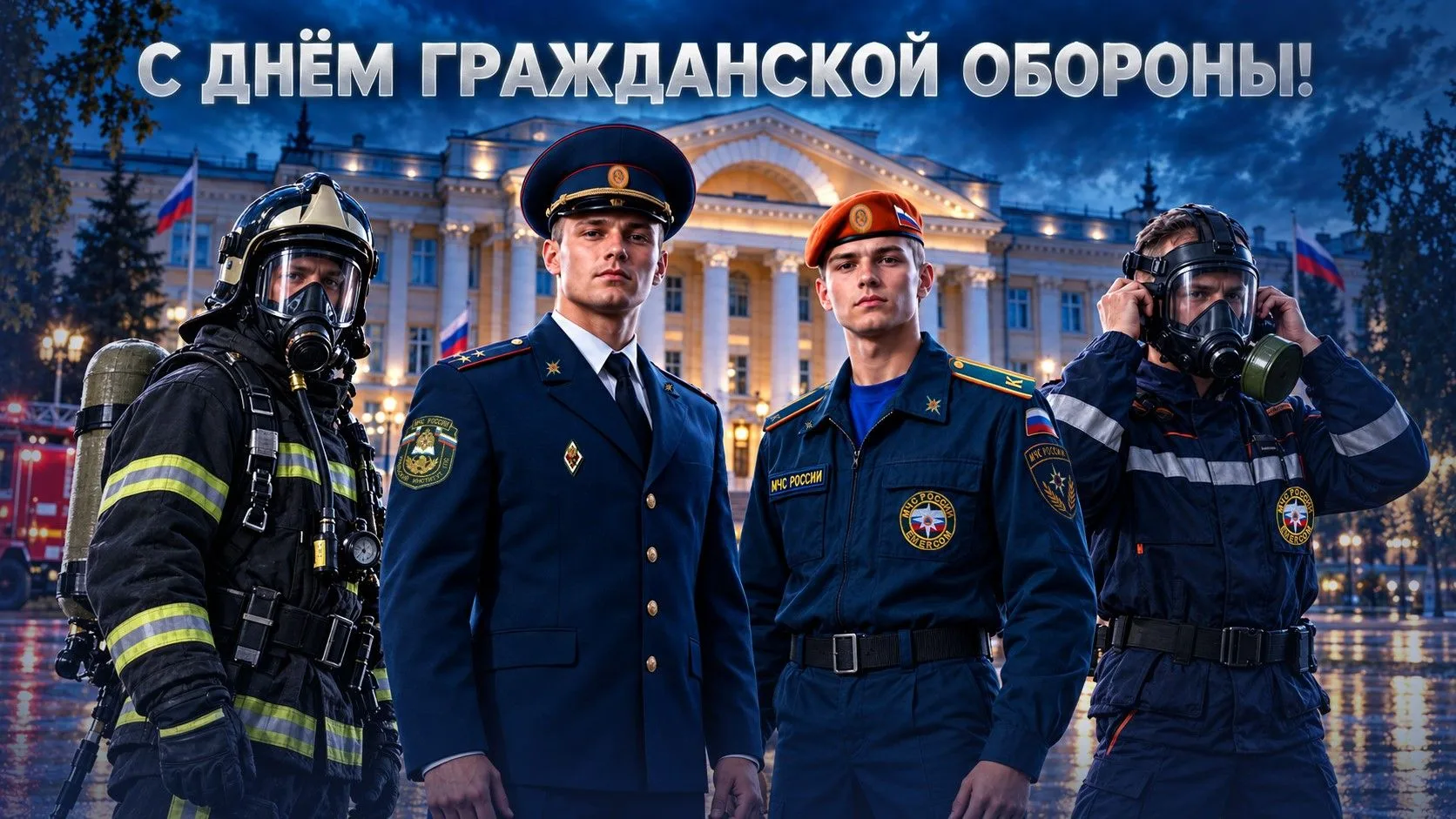 🔹4 октября — День гражданской обороны. Эта дата закреплена в профессиональном календар...