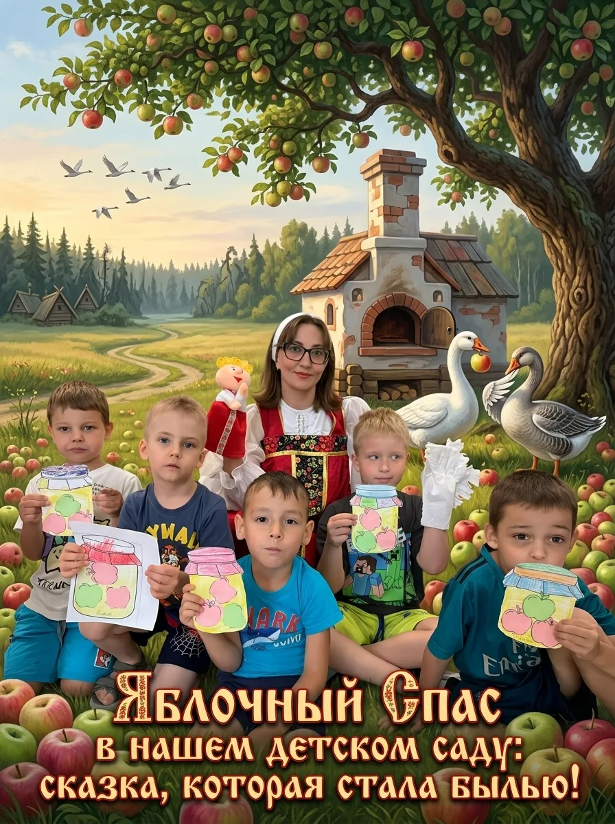 🍎 Сегодня, 19 августа, в светлый праздник Яблочного Спаса в группах нашего детского са...
