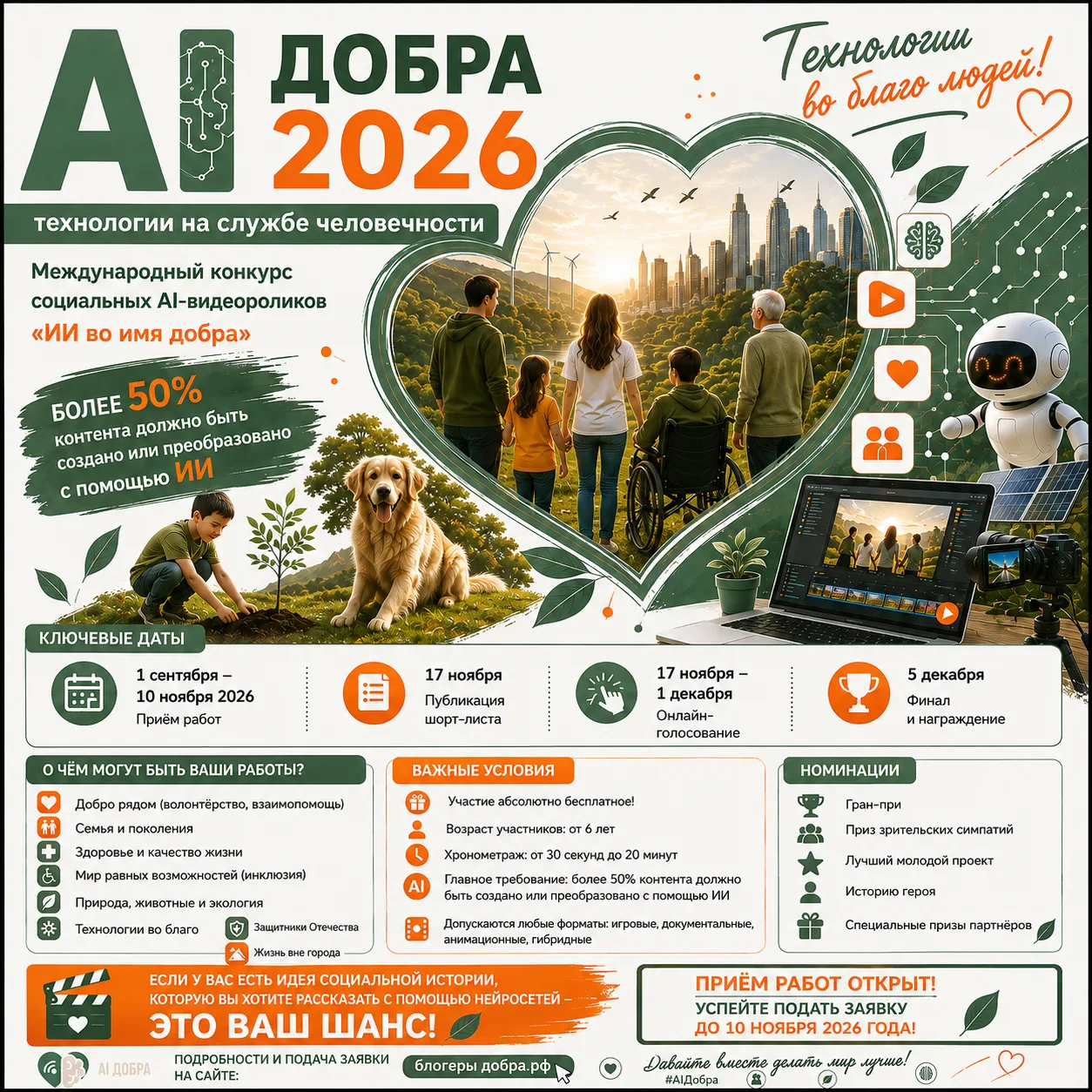 ✨ AI ДОБРА 2026: технологии на службе человечности