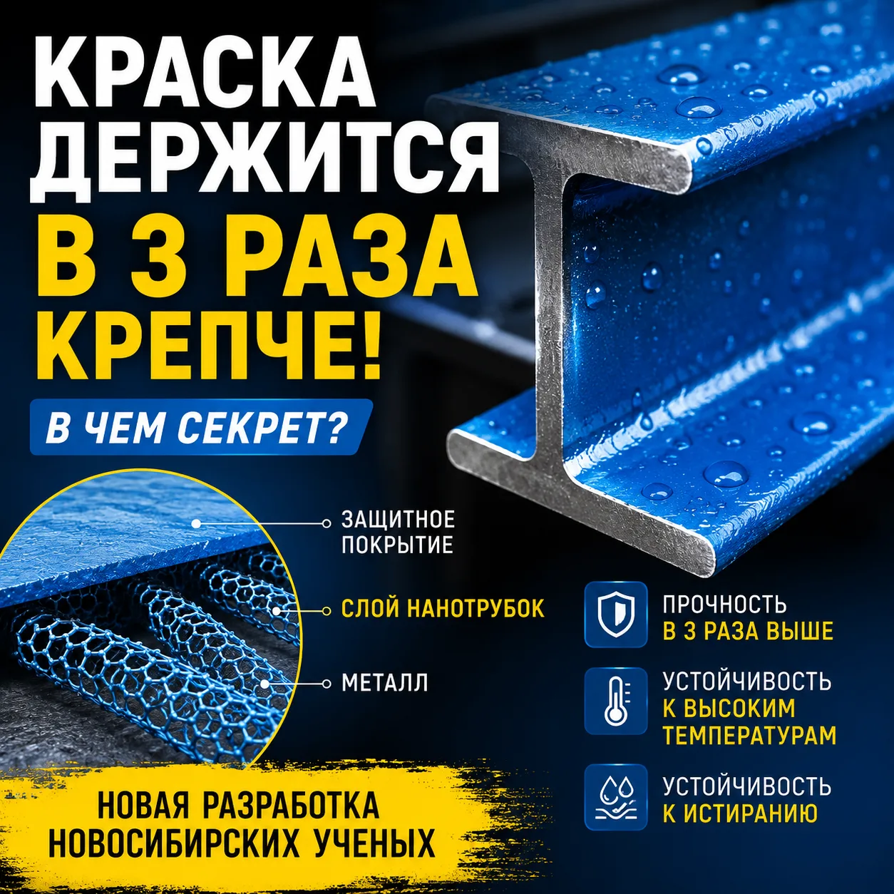 🛡️ Краска держится в 3 раза крепче. В чем секрет?

Продолжаем рассказывать про технологии и разрабо