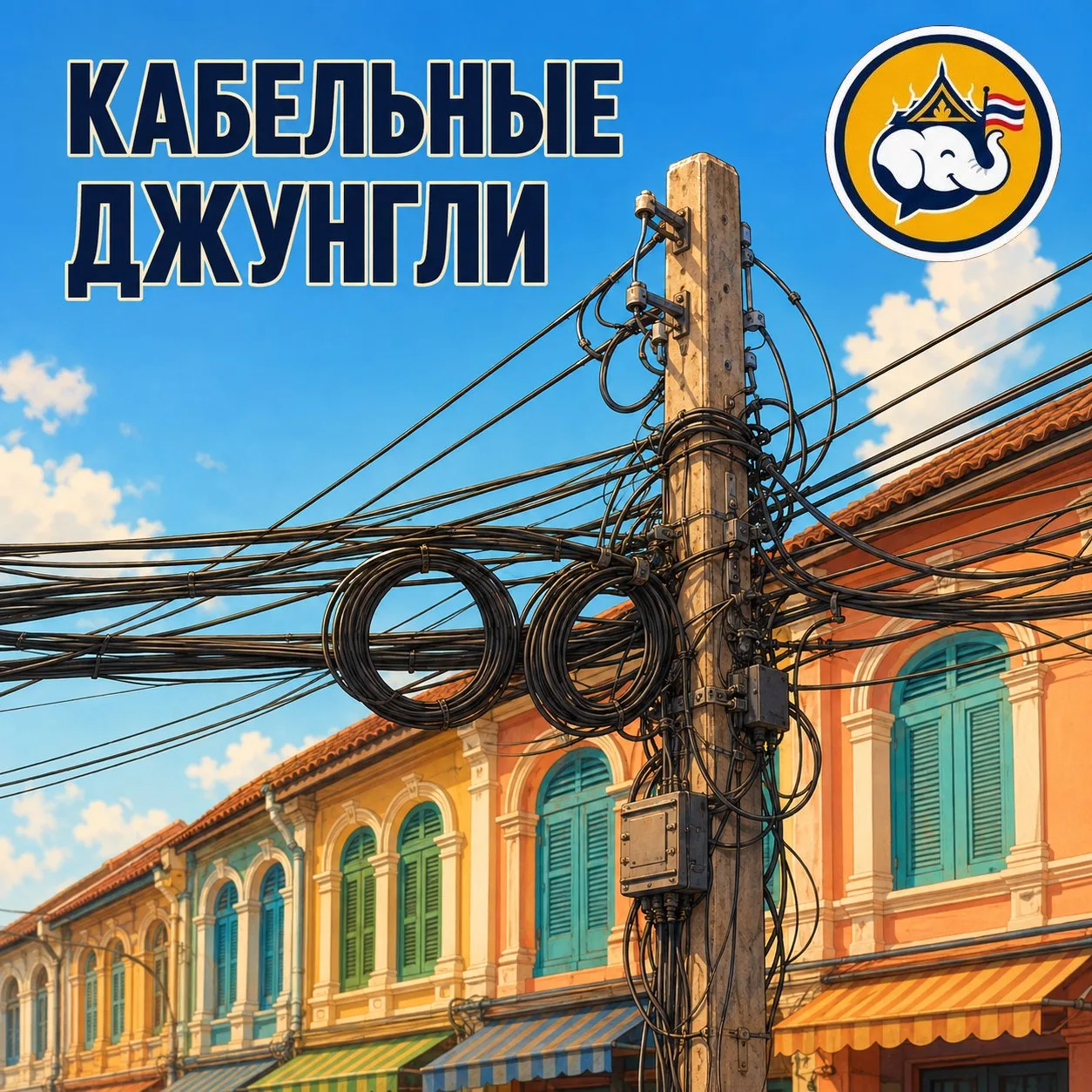 🇹🇭 Почему в Таиланде столько проводов над улицами?