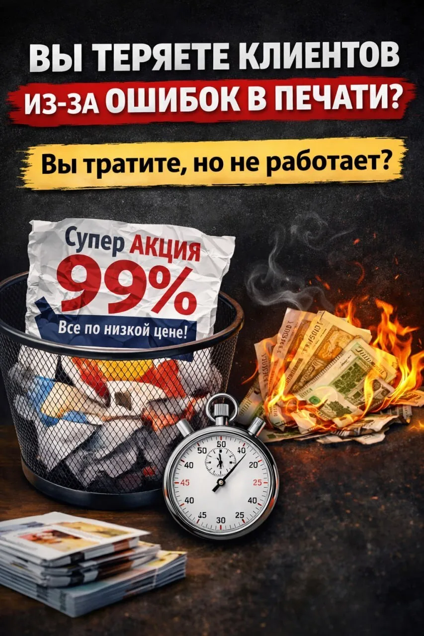 Вы теряете клиентов из-за одной ошибки в печати