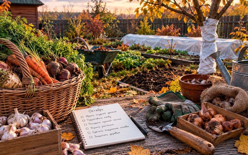 🍂 Октябрь на даче – месяц немного коварный.
