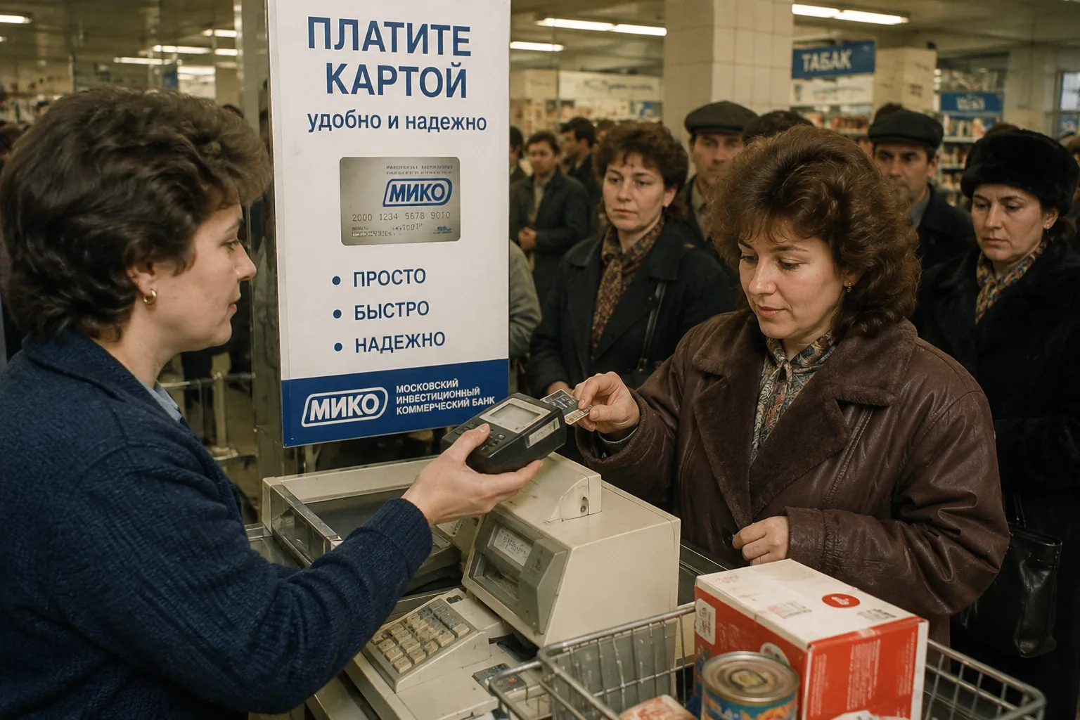 💳 Банковская карта, которая удивила всю Москву

В начале 1990-х банковские карты были настоящей экз