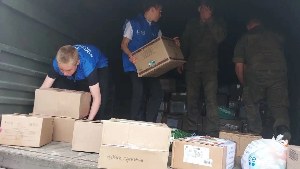 В Азовском районе собрали очередную гуманитарную помощь для бойцов в Запорожской области  Азовский р