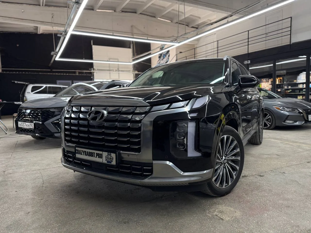 🚗💧Установили омыватель задней камеры для Hyundai Palisade!