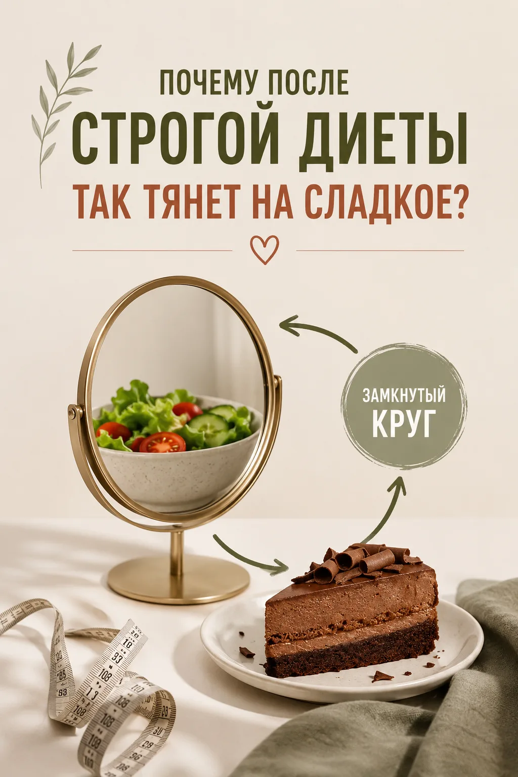 Почему после строгой диеты так тянет на сладкое? 🍫