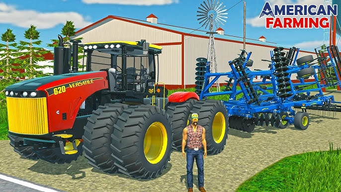 ✦ American Farming — реалистичная фермерская игра с двумя стартовыми хозяйствами и более чем 75 вида